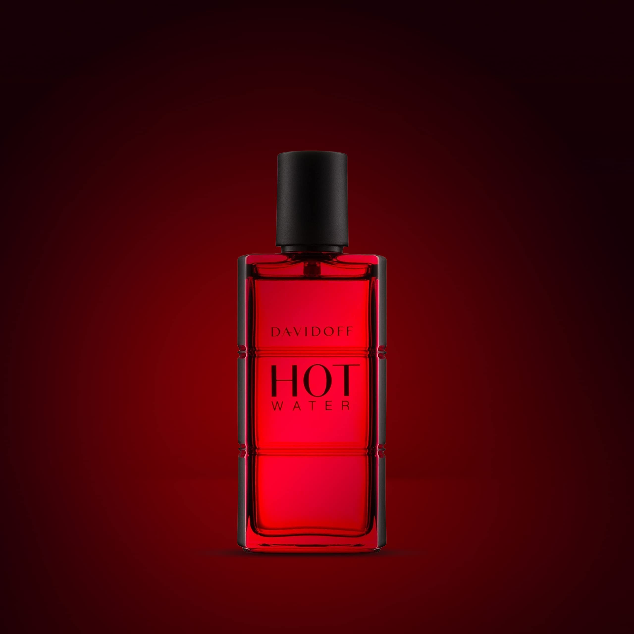 DAVIDOFF Hot Water Eau de Toilette for Men - Amber Cologne with Basil, Paprika & Benzoin Notes - Long Lasting Luxury Fragrance - Perfect for Date Night, Office & Special Occasions