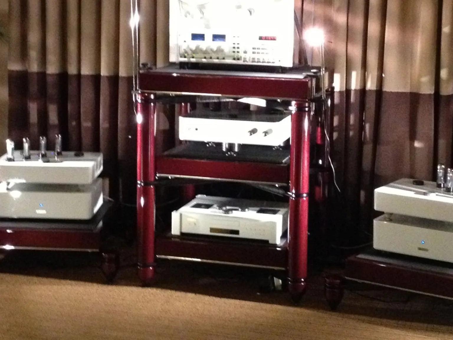 Critical Mass Systems Maxxum - Premium Audio Rack & Equipment Stand for Studio & Home Theater - High-End Vibration Isolation & Stability for Audiophiles & Professionals