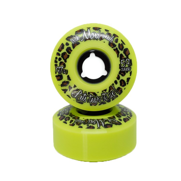 31mm x 59mm 97A Hardness Skateboard Wheels - High Performance Cruiser Wheels for Smooth Riding on Streets and Parks
