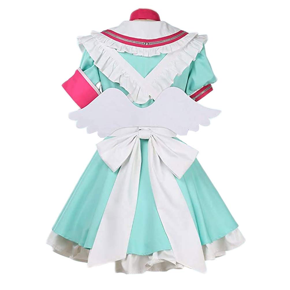 Anime Riamu Yumemi Nurse Maid Cosplay Dress - Cute Japanese Anime Costume for Halloween, Cosplay Events & Themed Parties
