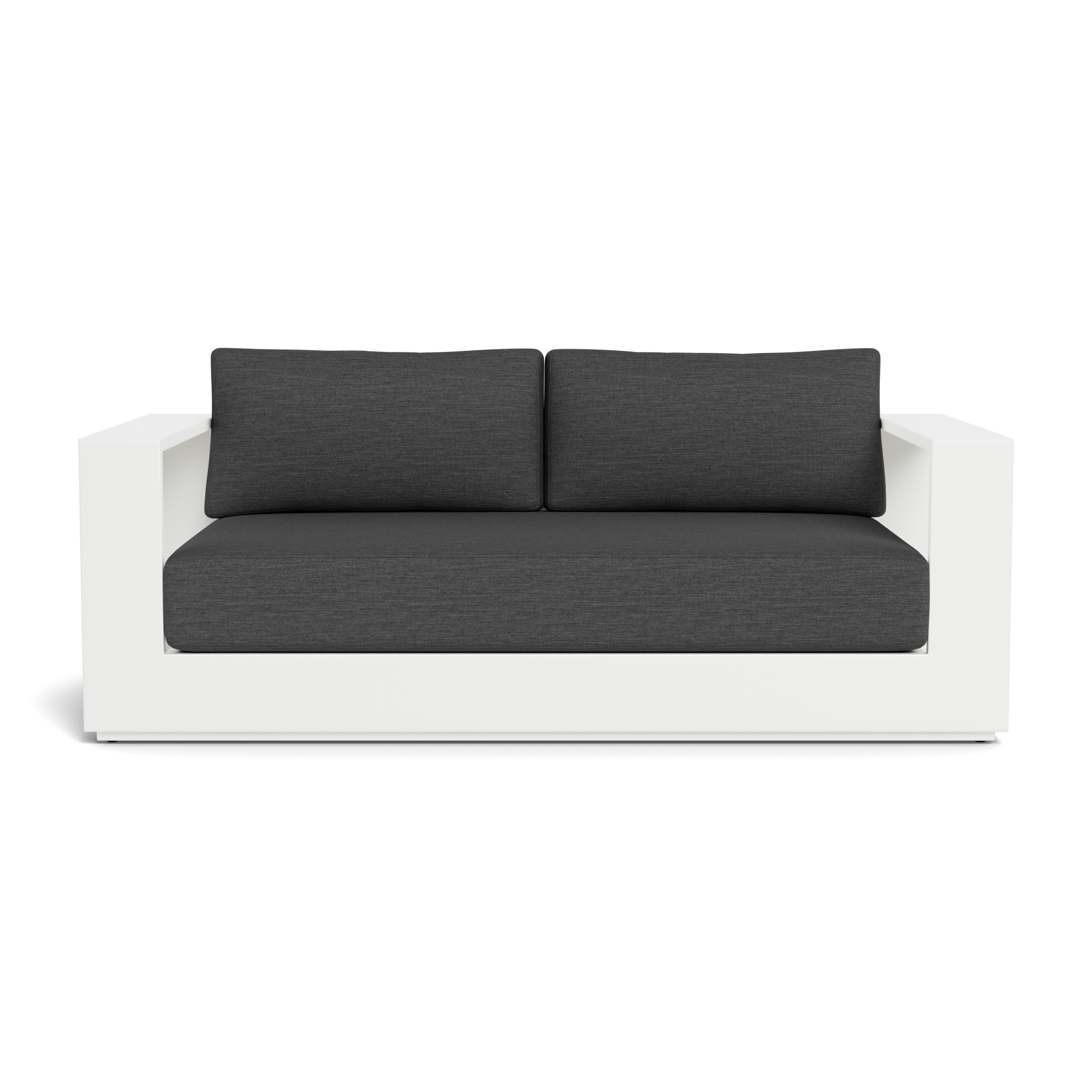 Hayman Aluminum 2-Seat Outdoor Patio Sofa - Lightweight Durable Garden Furniture for Backyard, Poolside & Balcony Relaxation