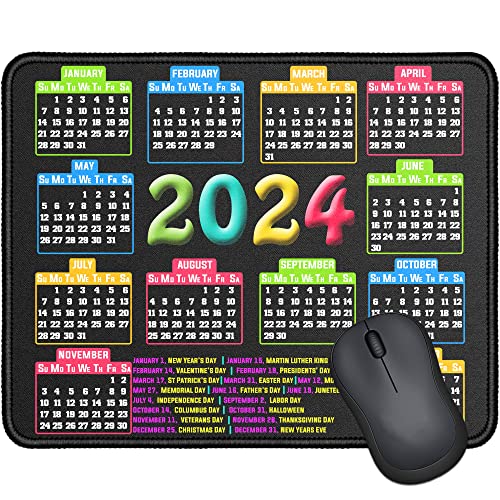 2024 Calendar black