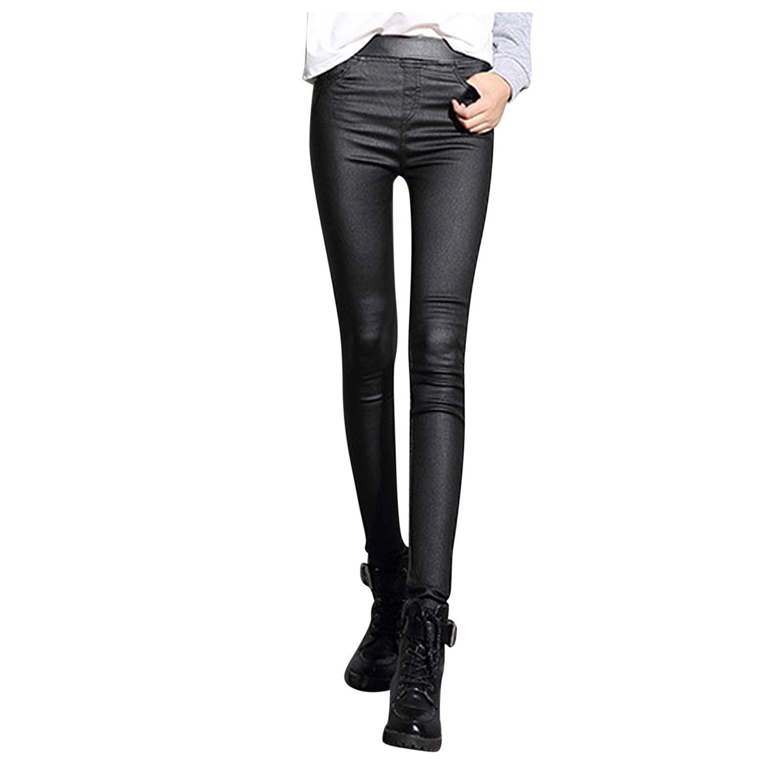 Women's High Waisted Thickened Velvet Leggings with Skirt - Stretchy Winter Work Pants for Plus Size, Slim Fit & Comfortable (Ideal for Yoga, Office & Casual Wear)