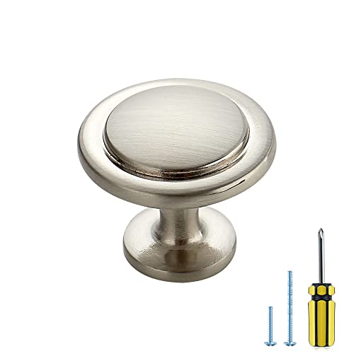 Brushed Nickel Round