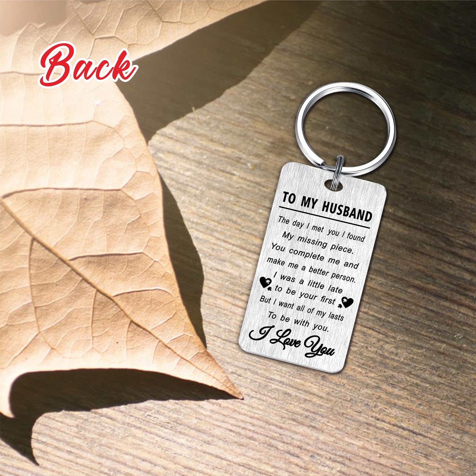 CPLJW Romantic Soulmate Keychain - Anniversary, Valentine's & Wedding Gift for Couples - Perfect Birthday Present for Husband, Wife, Boyfriend or Girlfriend - Ideal for Love Tokens, Proposal Surprises & Special Occasions