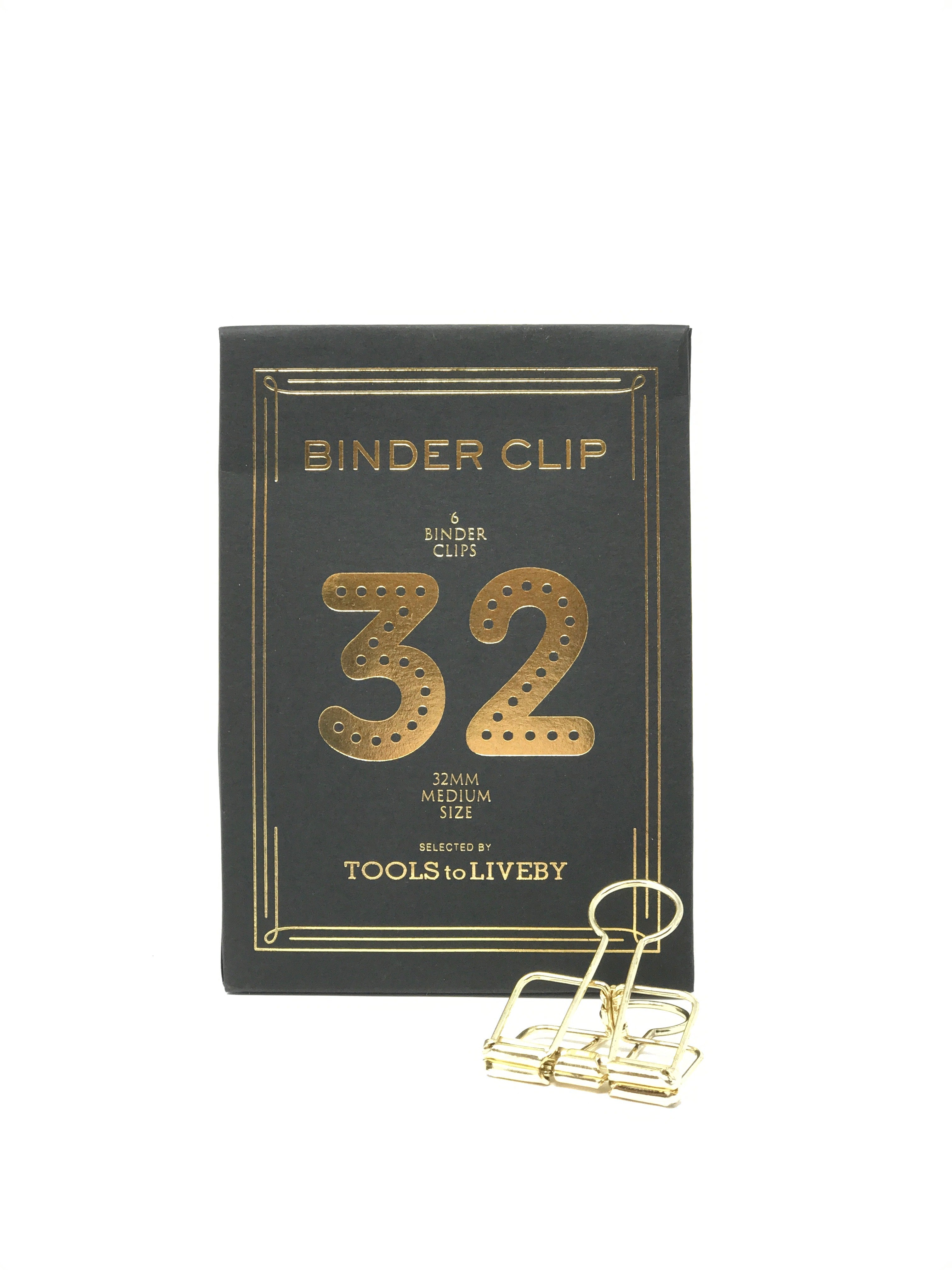 32mm Binder Clips - Heavy Duty Metal Paper Clips for Office, School, and Home Organization | Perfect for Documents, Notes, and Bulletin Boards