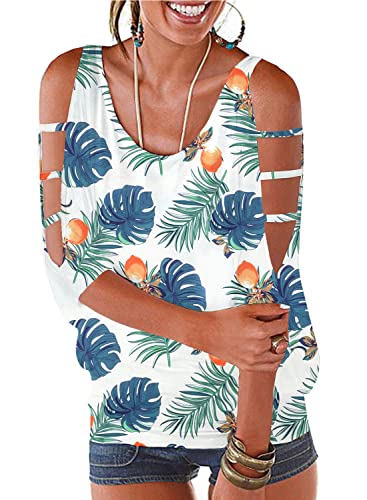 1 White Floral