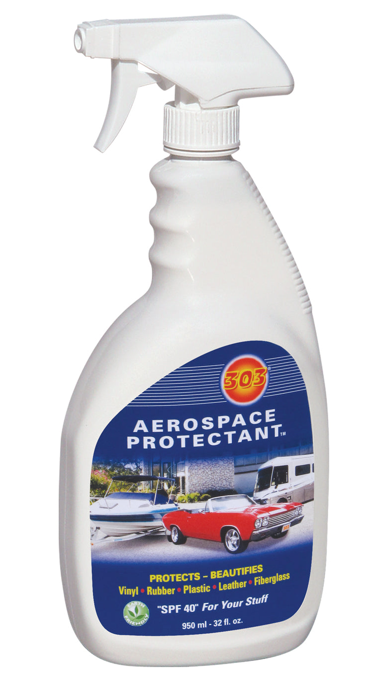 303 Aerospace Protectant - UV Protectant & Interior Cleaner for Cars, Boats, RVs & Motorcycles | Restores & Protects Plastic, Vinyl & Rubber Surfaces | Ideal for Dashboards, Seats & Outdoor Gear