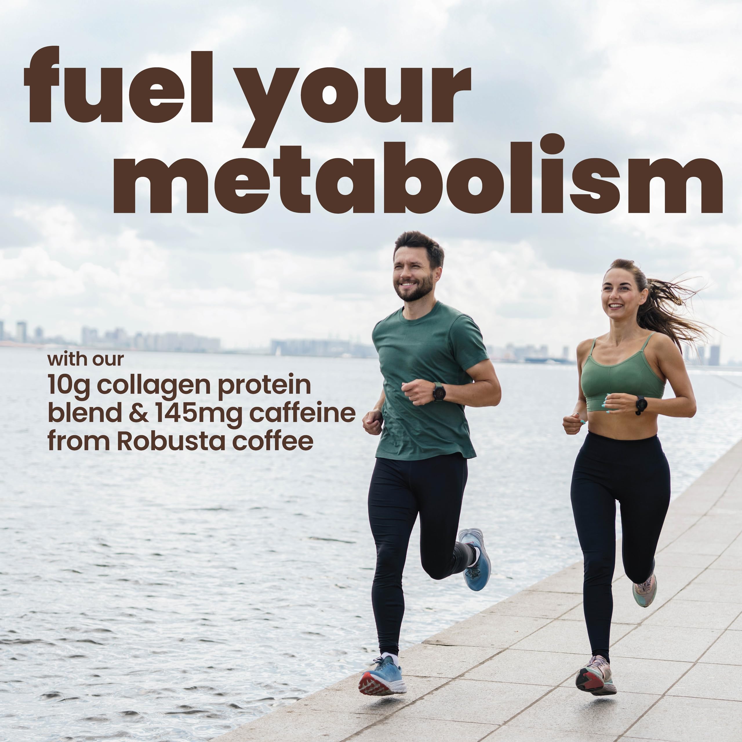 Keto-Friendly Protein Coffee with Collagen - 10g Protein, Vitamins & Minerals - Original Blend K-Cup Pods (12 Count) - May Boost Metabolism & Energy - Great for Morning Routine, Workout Recovery & Office Productivity