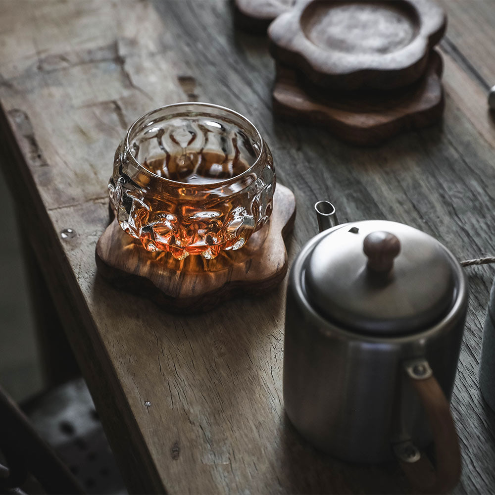 Handblown Heirloom Glass Sipper - Premium Quality Grand Drinking Cup for Tea, Coffee & Cocktails - Perfect for Home, Office & Gifting