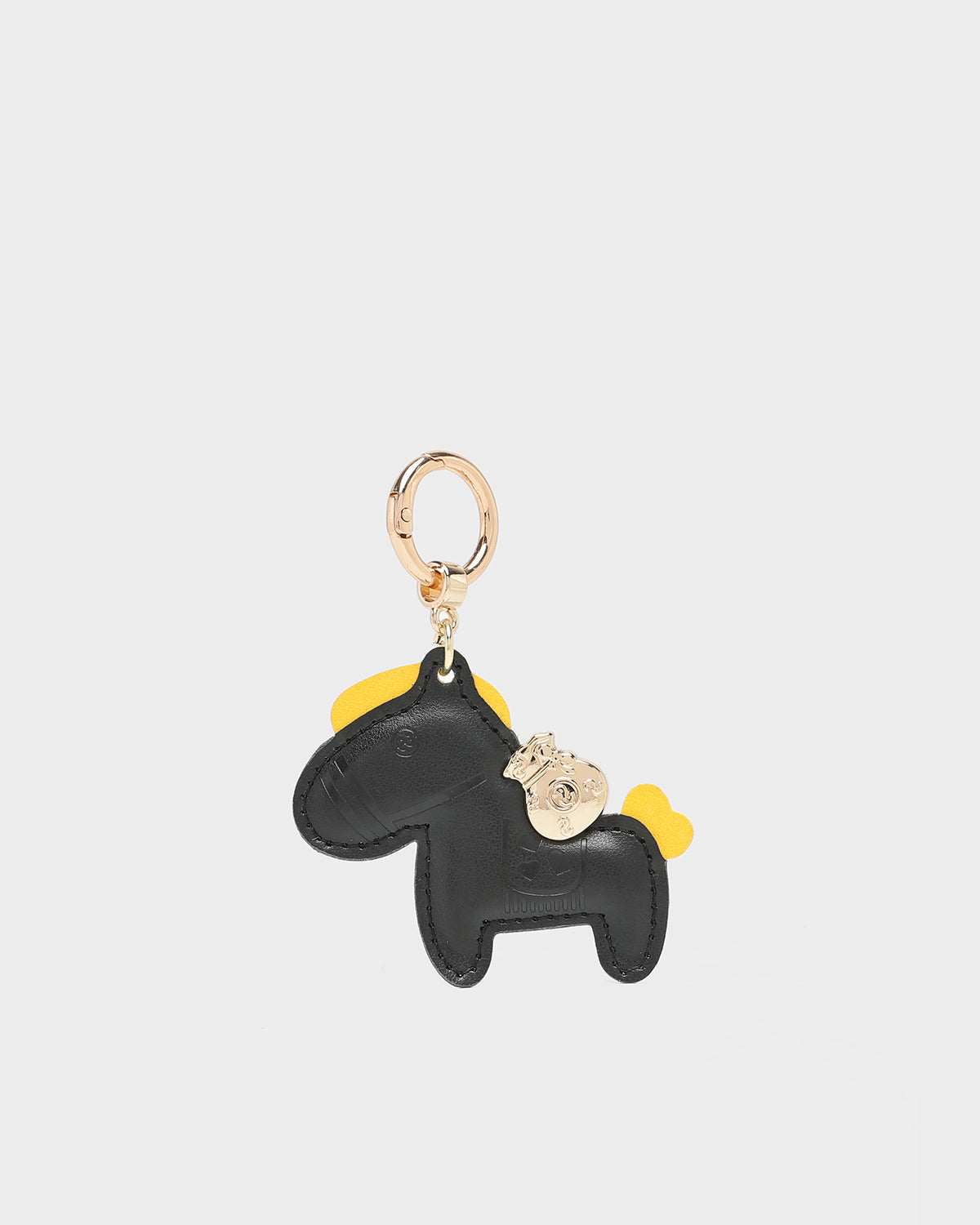 Black Horse Bag Charm - Elegant & Stylish Horse Shaped Purse Accessory for Women - Perfect for Handbags, Backpacks, and Keychains