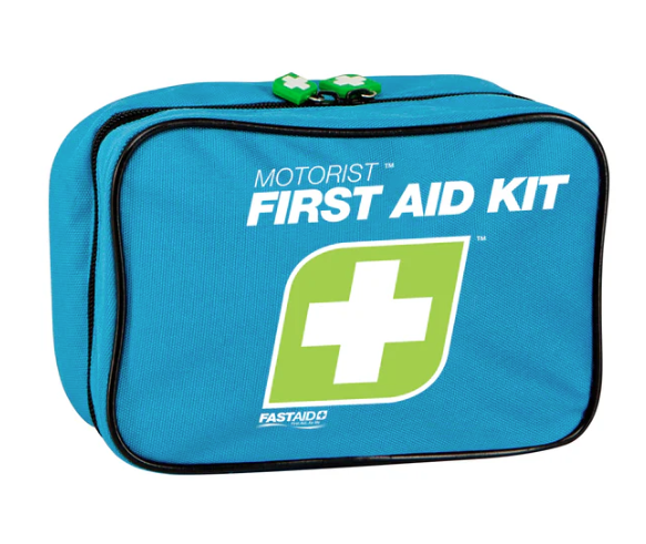 FANCM30 First Aid Kit for Cars - Soft Pack Emergency Medical Supplies for Motorists - Perfect for Road Trips, Travel & Vehicle Safety