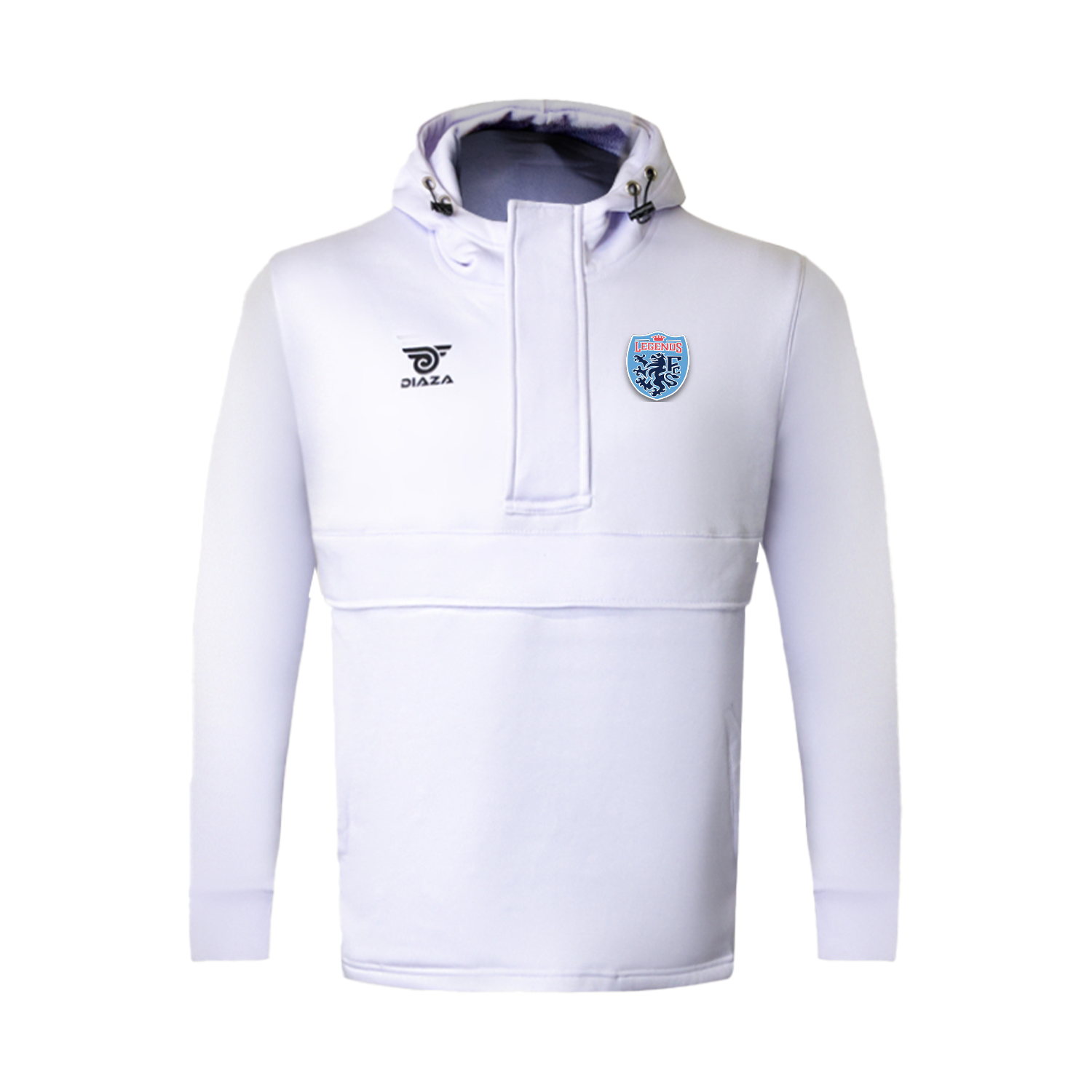 Legends FC EL Blanco Hoodie - Men's Pullover Sweatshirt for Casual Wear, Street Style & Soccer Fans | Comfortable & Stylish Unisex Design