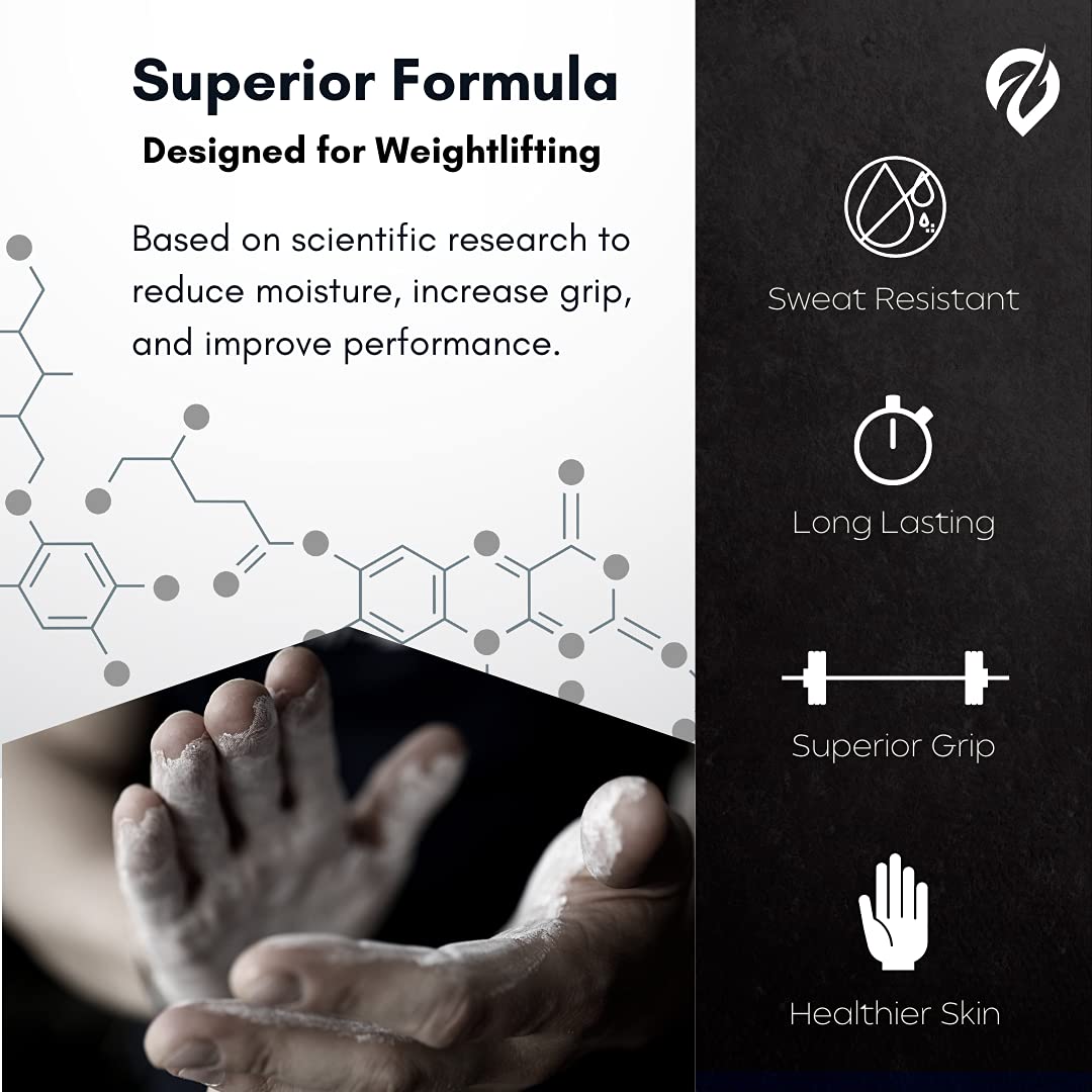 **Liquid Chalk for Weightlifting & Gymnastics - Sweat-Resistant, Long-Lasting Grip Enhancer for Rock Climbing, Dancing & Lifting | Mess-Free Gym Chalk for Stronger Hand Grip | Ideal for Workouts, Training & Sports Performance**