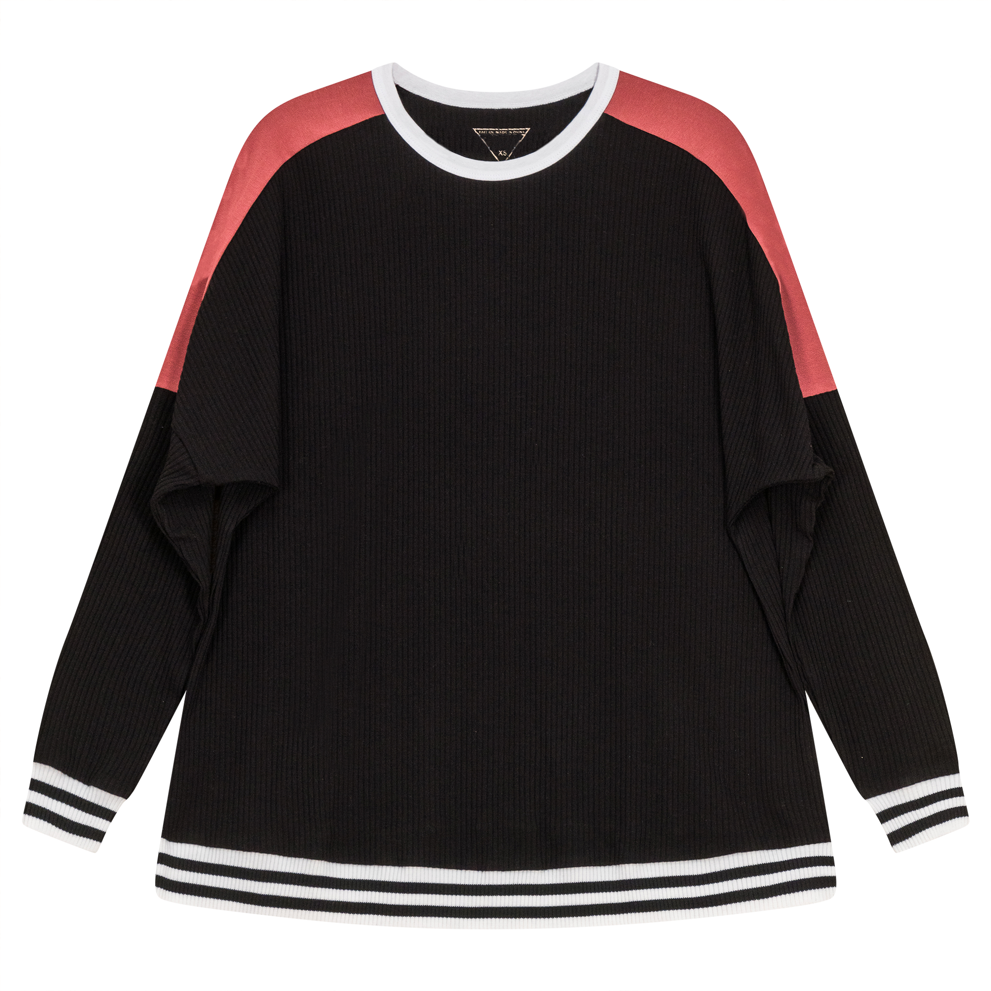 Maternity Dolman Sleeve Combo Top - Soft Stretch Nursing Shirt for Pregnant Women | Perfect for Casual Wear, Nursing & Maternity Photos