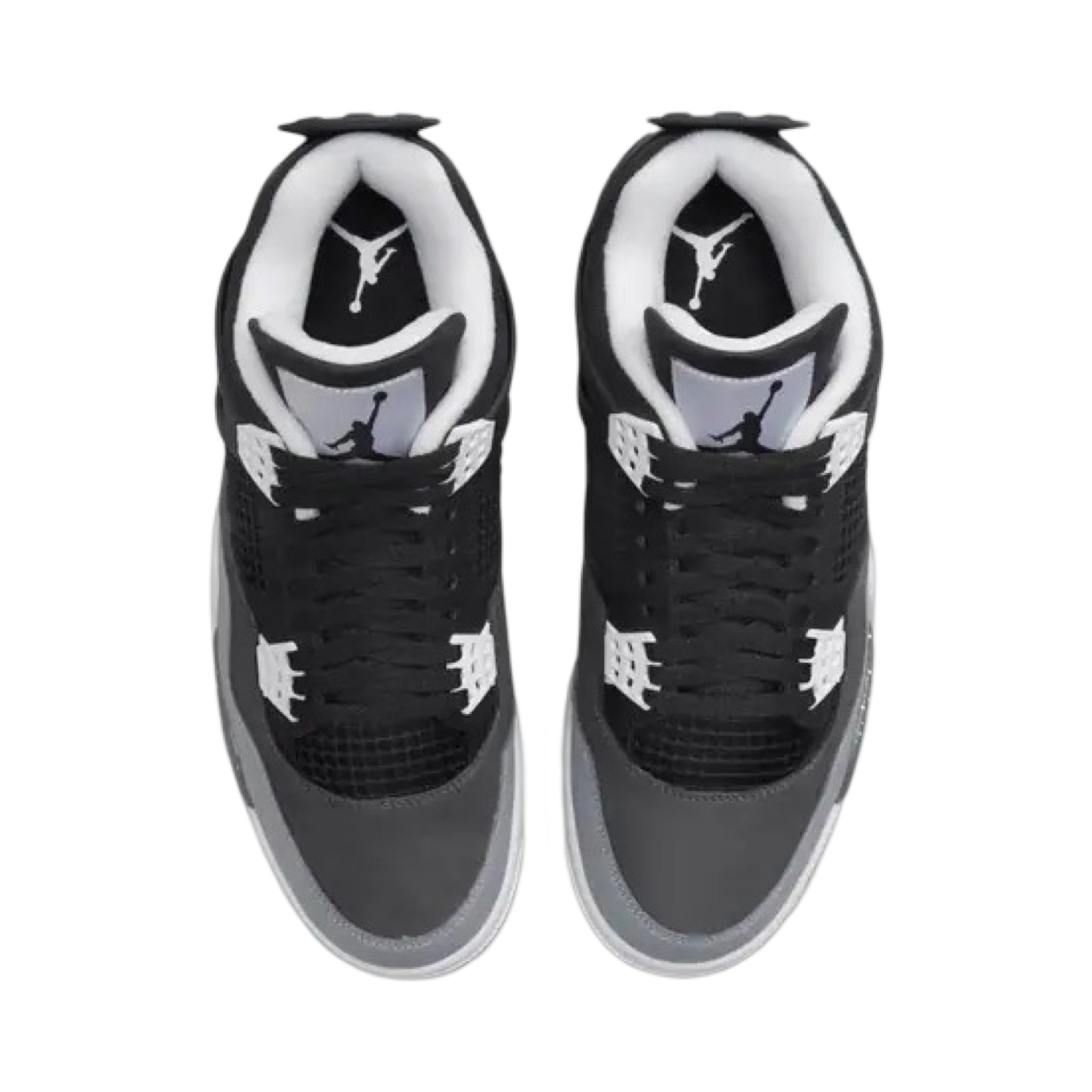 Air Jordan 4 Retro Fear Black White Anthracite Black Basketball Shoes - Men's High-Top Sneakers for Streetwear & Casual Style
