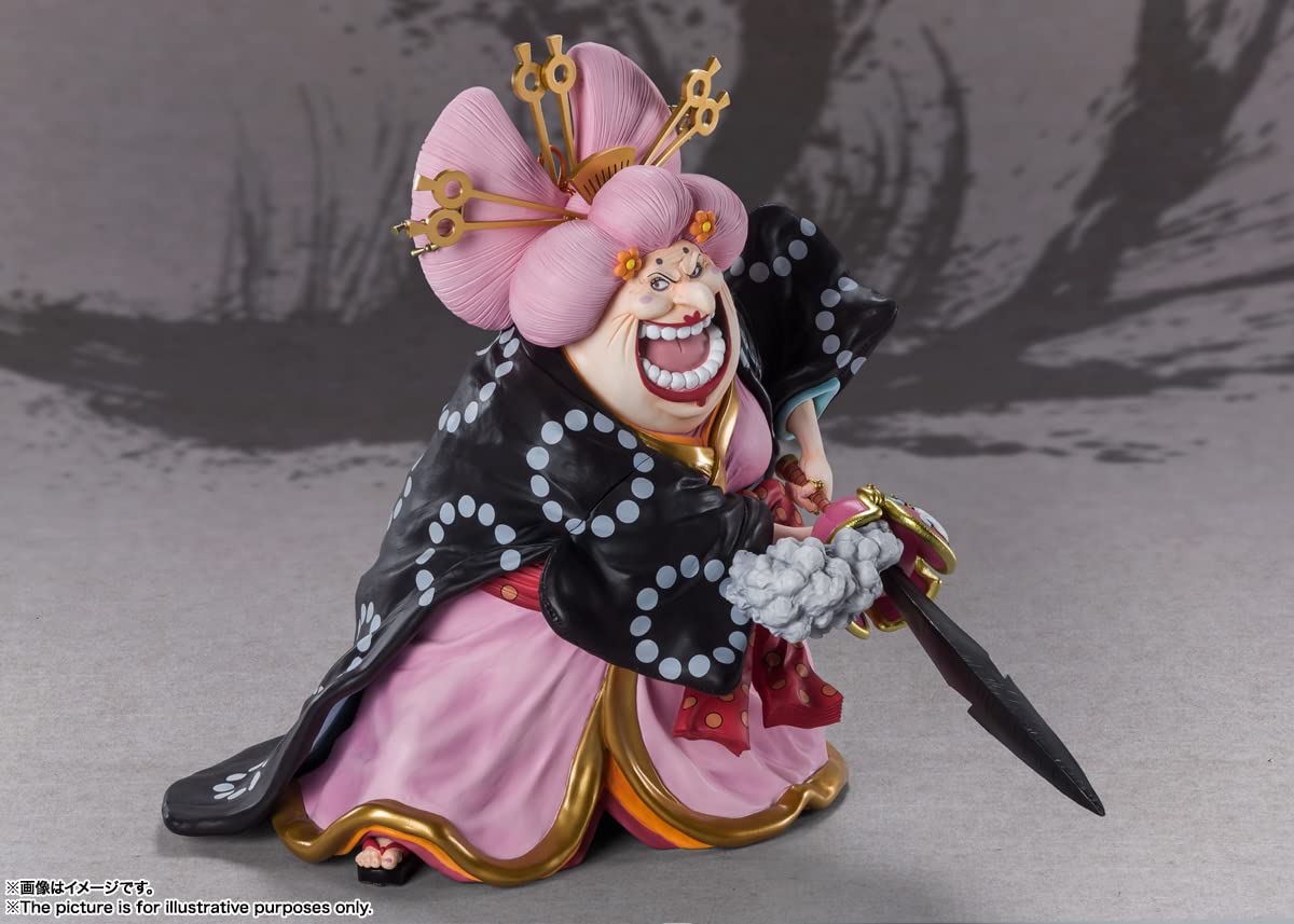 TAMASHII NATIONS One Piece Charlotte Linlin Oiran Olin Battle of Monsters on Onigashima Bandai Spirits FiguartsZERO Collectible Anime Statue - Perfect for Display, Anime Collections, and One Piece Fan Gifts