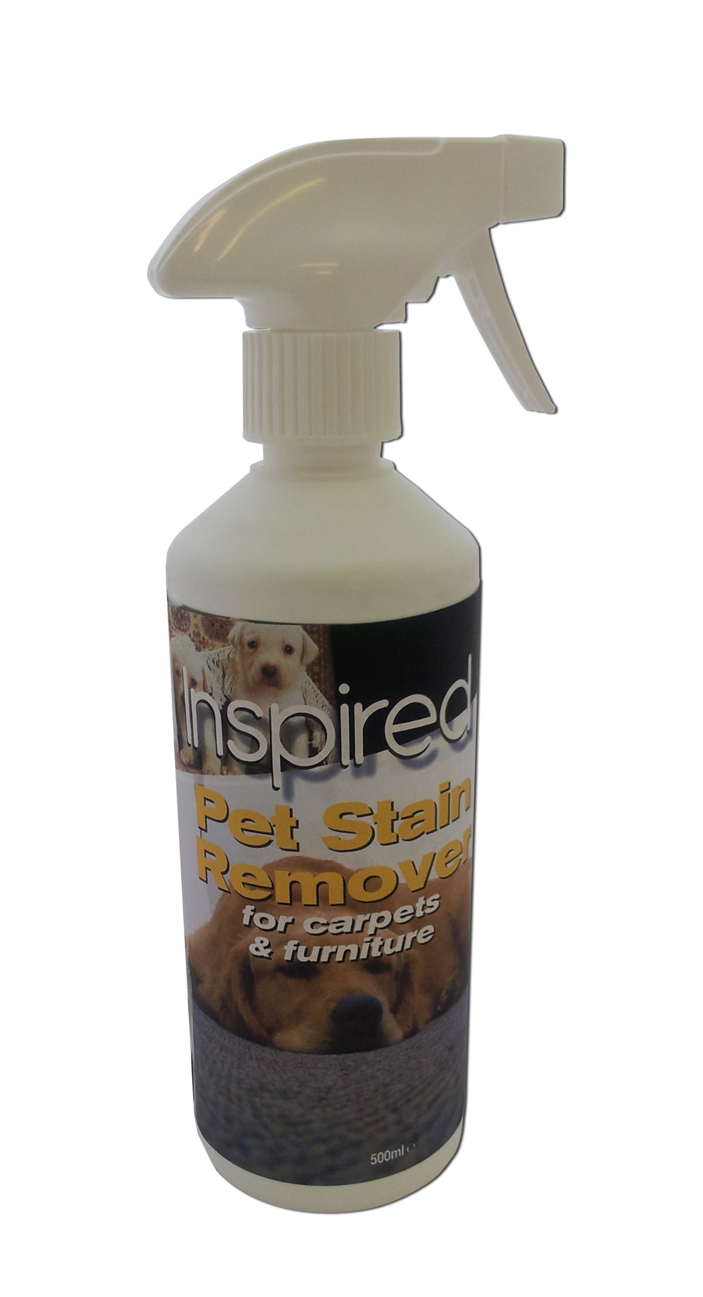 Inspired 500ml Carpet & Furniture Stain Remover - Powerful Spot Cleaner for Pet Accidents, Coffee Spills, Wine Stains | Safe for Upholstery, Rugs & Home Use
