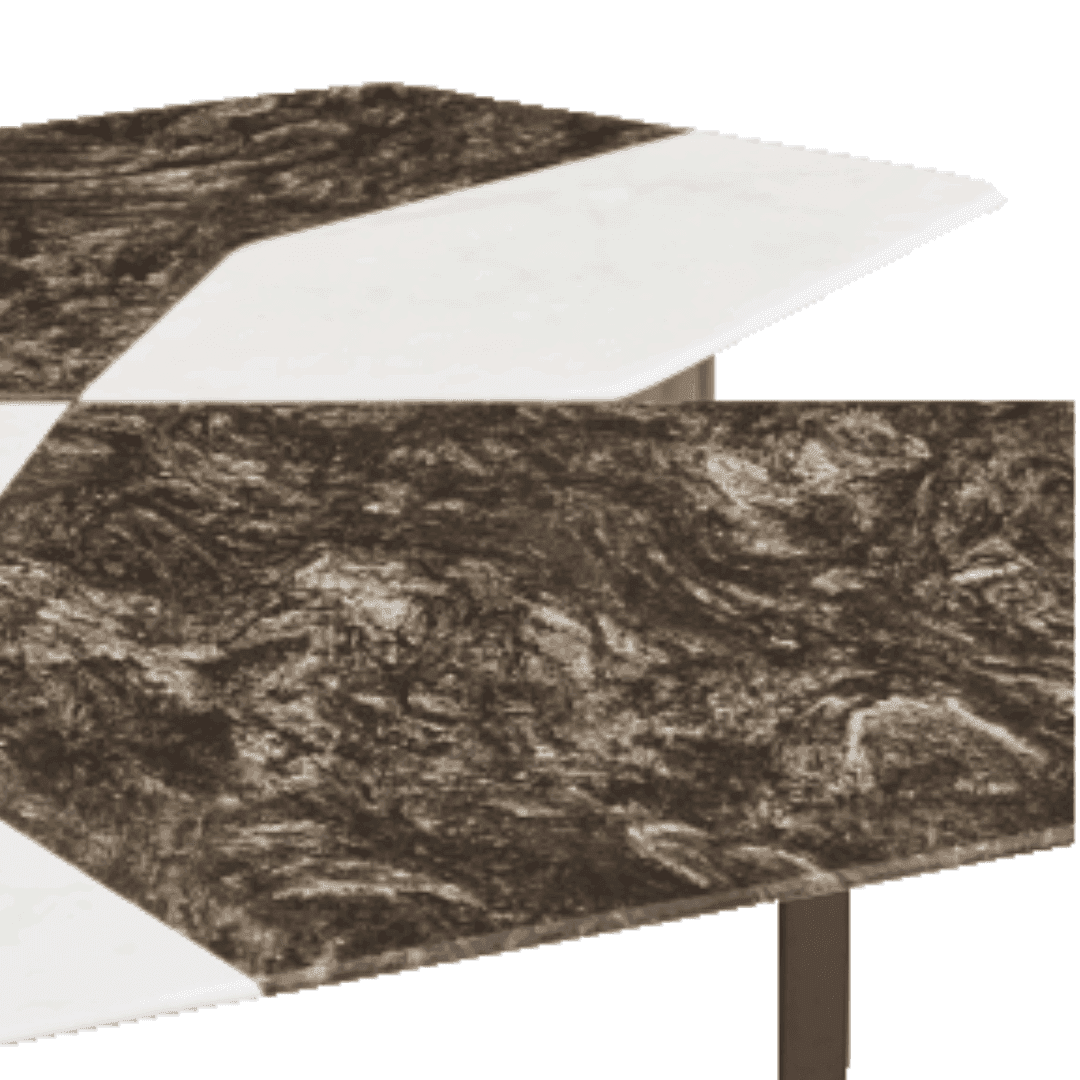Gabriella Cultured Marble Nesting Coffee Table Set - Modern Living Room Furniture for Small Spaces | Perfect for Apartments, Condos & Cozy Home Decor