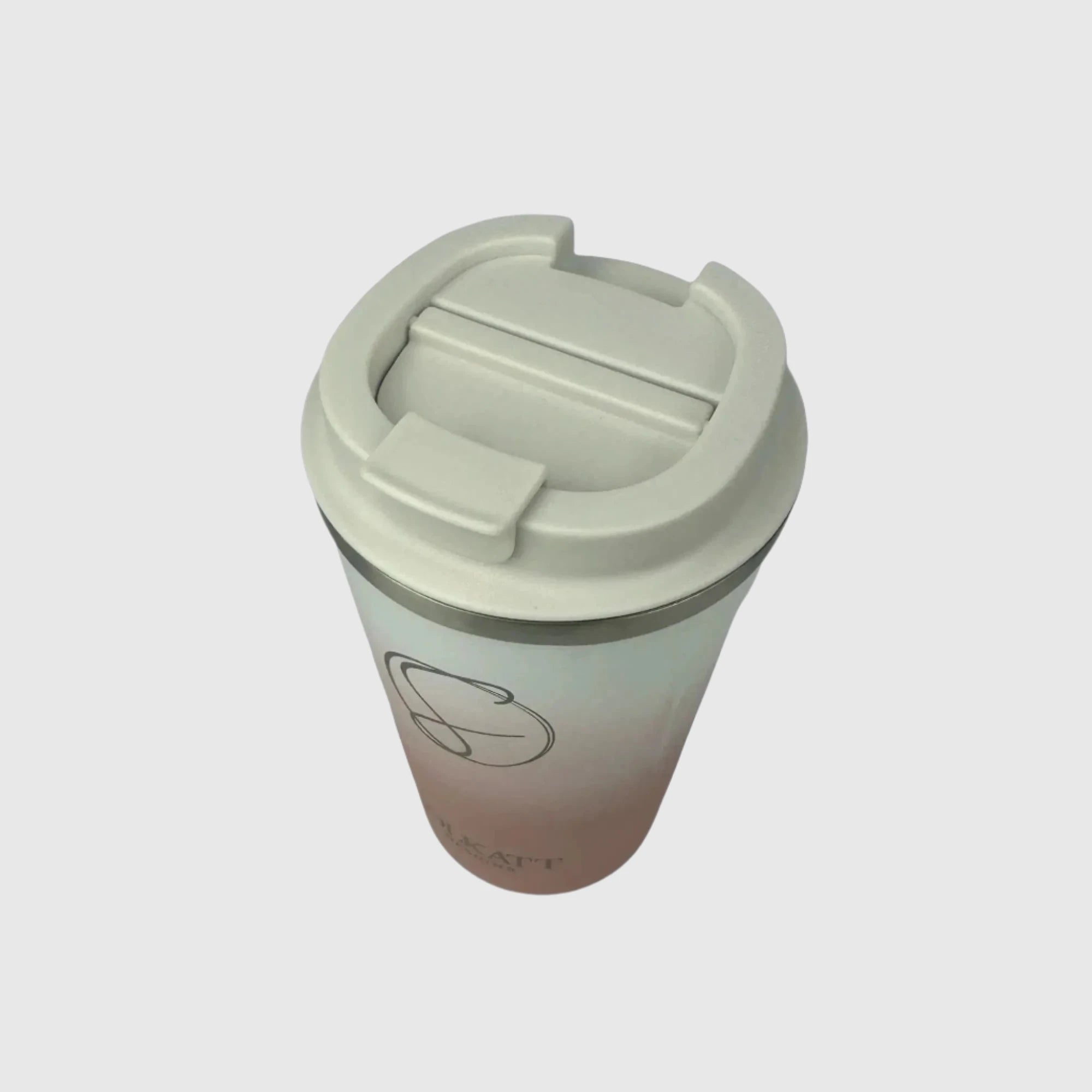 Premium Coral Pink Insulated Travel Coffee Cup - 500ml Stainless Steel Vacuum Flask - Perfect for Commuting, Camping & Office Use