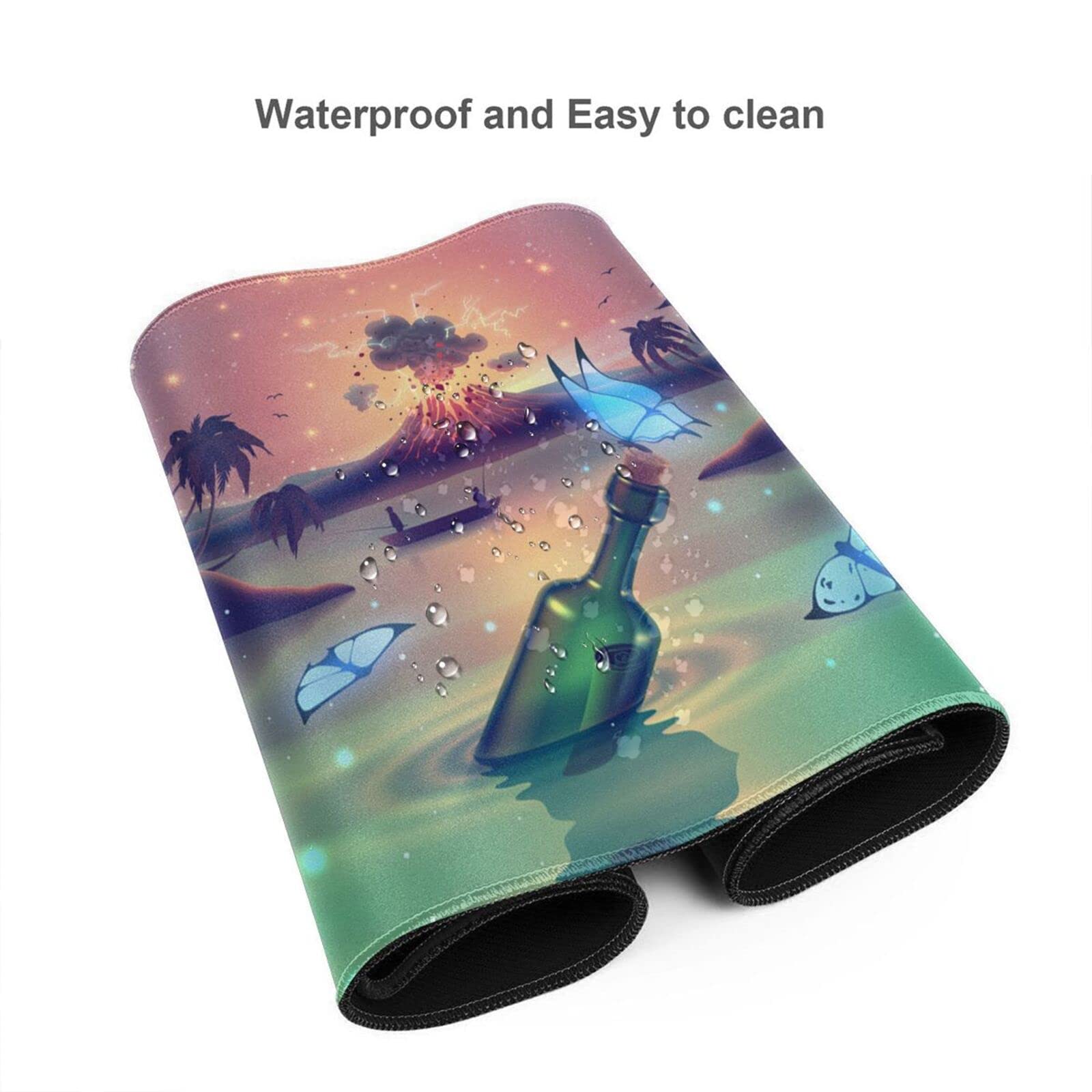 Fantasy Landscape Large Mouse Pad - Extended Gaming Mouse Mat with Nature Design for Computer & Keyboard | Perfect for Gaming, Office & Home Workspace
