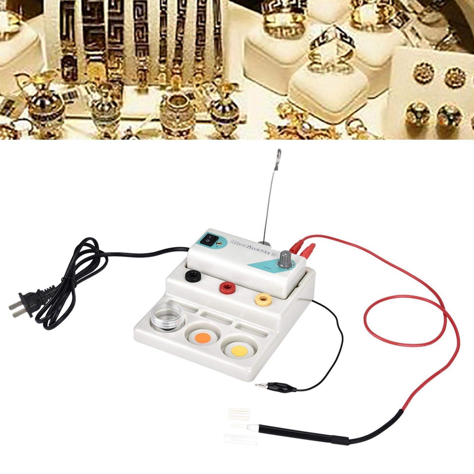 Gold Plating Pen Machine - 110V Jewelry Electroplating Tool with US Plug for DIY Jewelry Making, Ring & Watch Repair - Perfect for Home Crafting & Professional Jewelry Workshops