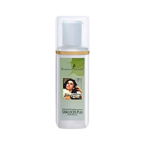 Shahnaz Husain Shalocks Plus Ayurvedic Hair Oil - 100ml | Natural Herbal Treatment for Hair Growth & Scalp Care | Perfect for Dry, Damaged Hair & Dandruff Relief