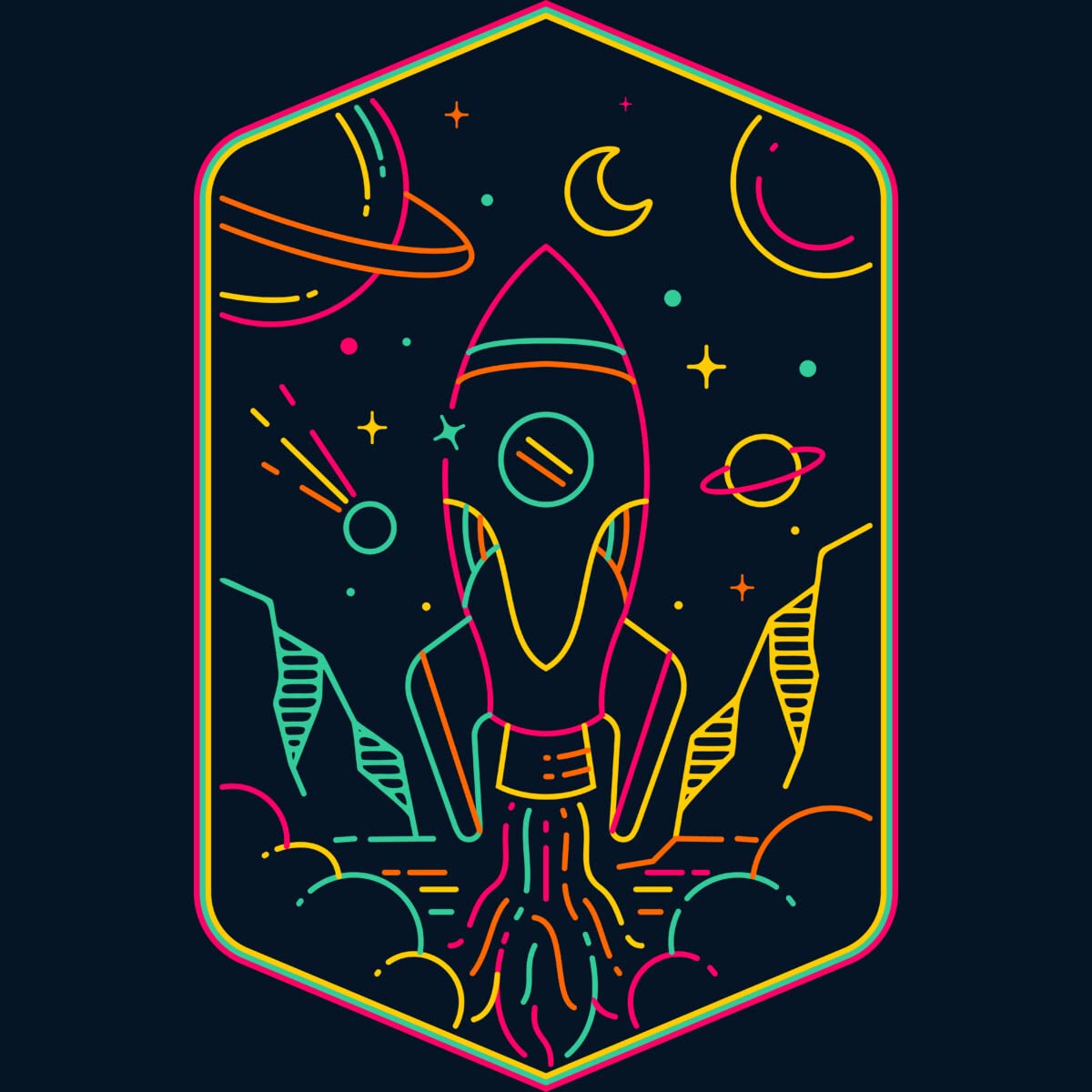 VOLVESTUDIO Space Explorer Graphic Tank Top for Men - Stylish & Comfortable Casual Wear for Summer Outings & Space-Themed Events