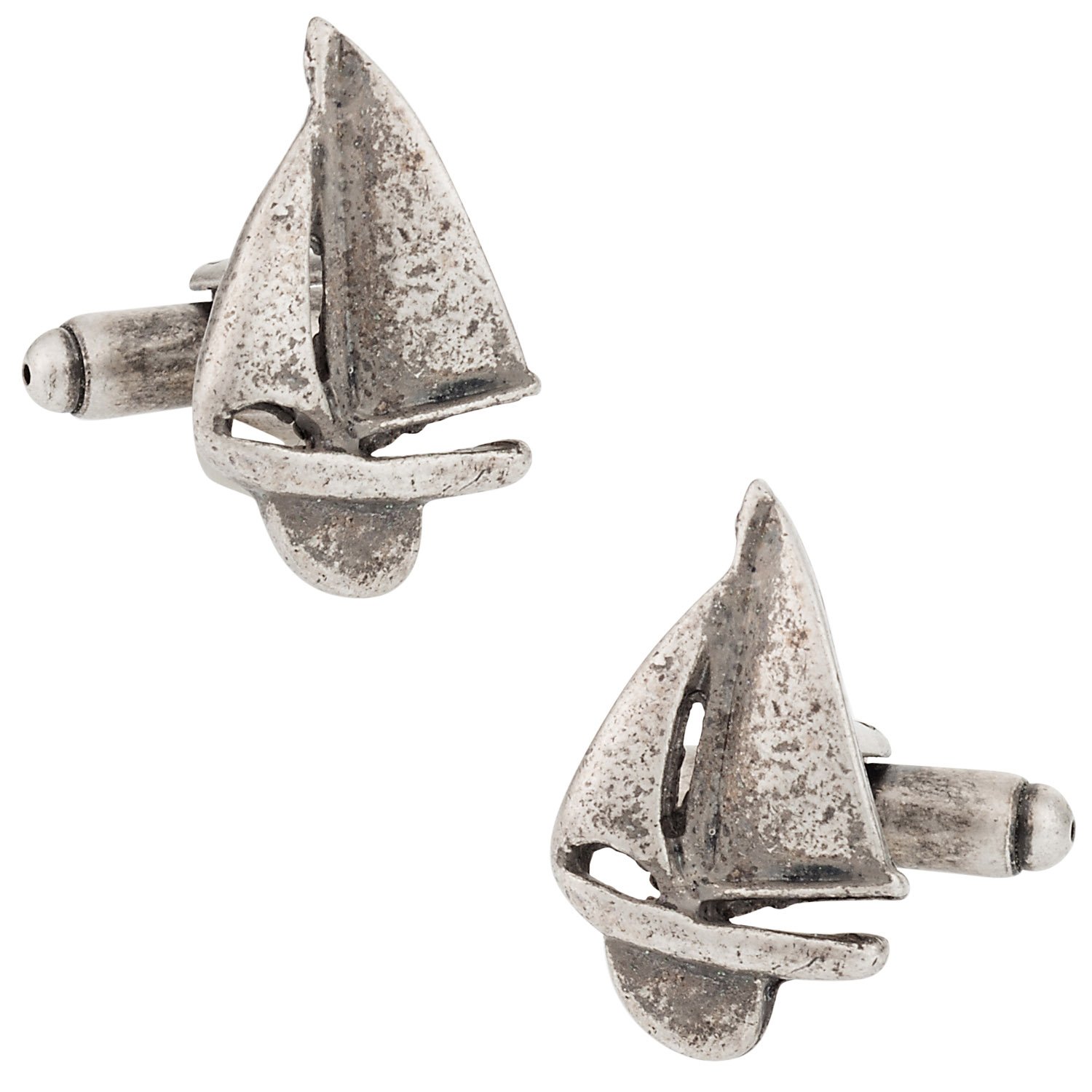 Sailboat Cufflinks for Men - Premium Nautical Sailing Cufflinks with Gift Box - Perfect for Weddings, Business Meetings & Formal Events