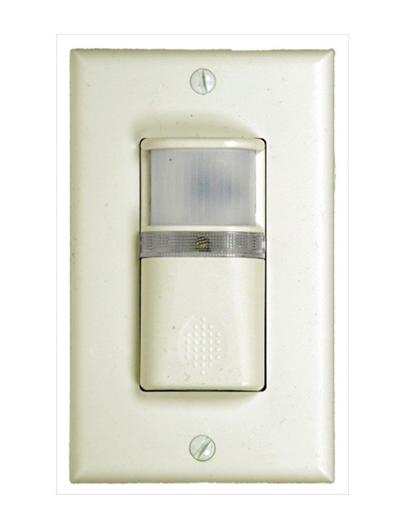 Westgate YM2108-T-W 3-Way Vacancy & Occupancy Sensor Wall Switch - Adjustable Time & Light, White - Ideal for Home, Office & Commercial Spaces