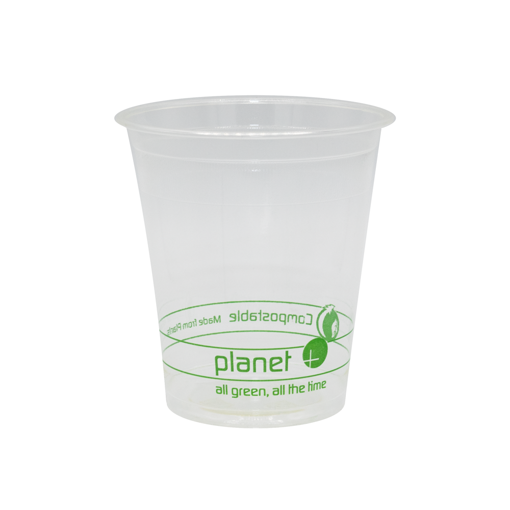 Eco-Friendly Compostable 7oz Rinse Cups - 100 Count Sleeve | Biodegradable Drinking Cups for Coffee, Tea, Parties & Sustainable Events