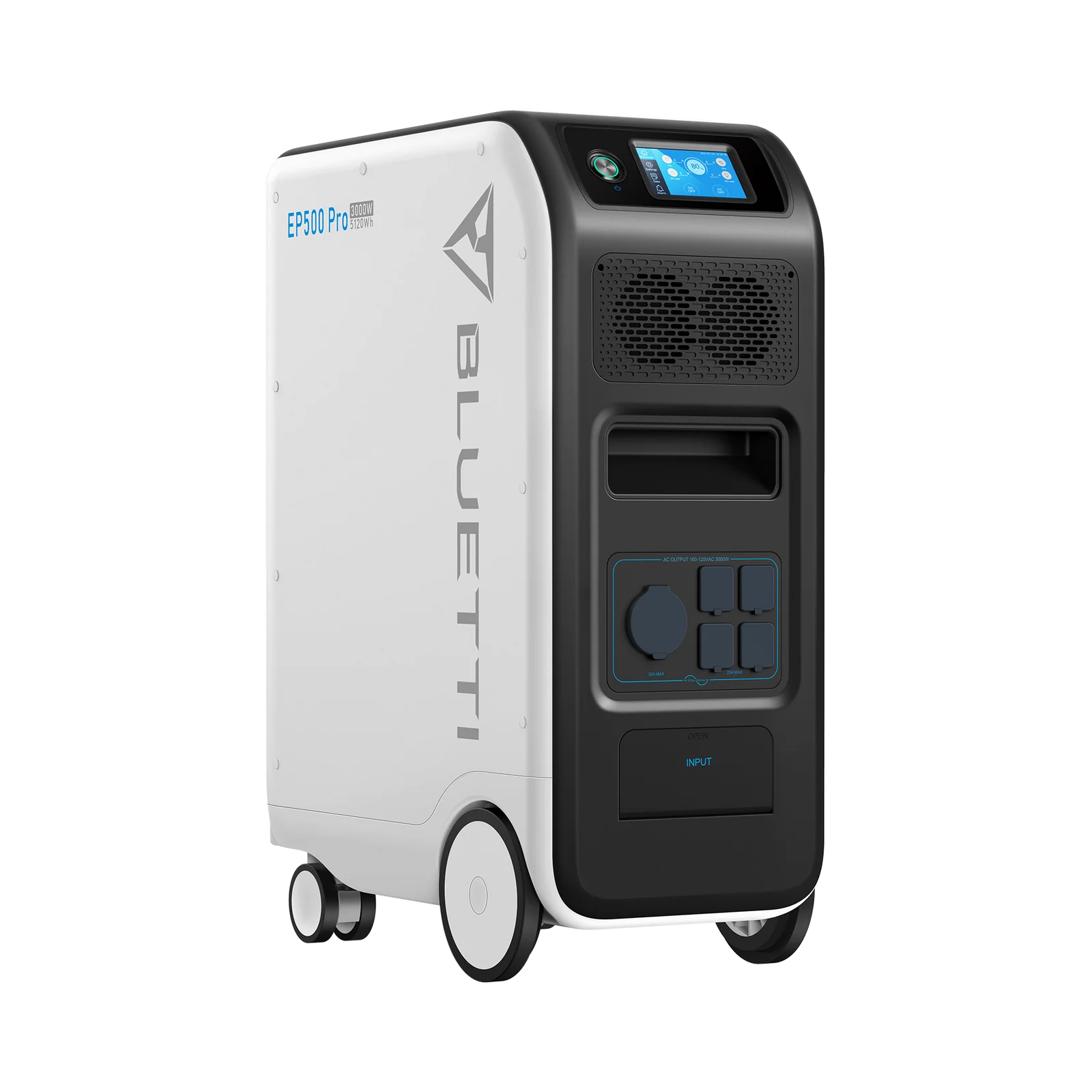 BLUETTI EP500Pro 3000W 5100Wh Solar Power Station - Portable Solar Generator for Home Backup, Camping & Outdoor Adventures
