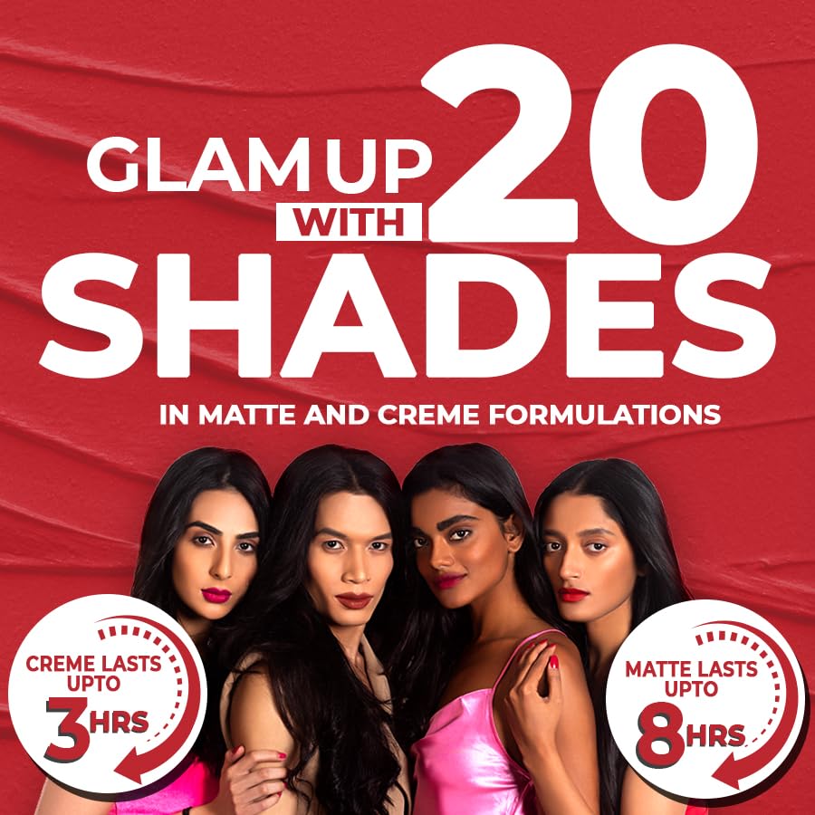 Colorbar Take Me As I Am Vegan Matte Refill Lipstick - [008] Long Lasting, Cruelty Free Makeup for Everyday Wear & Special Occasions