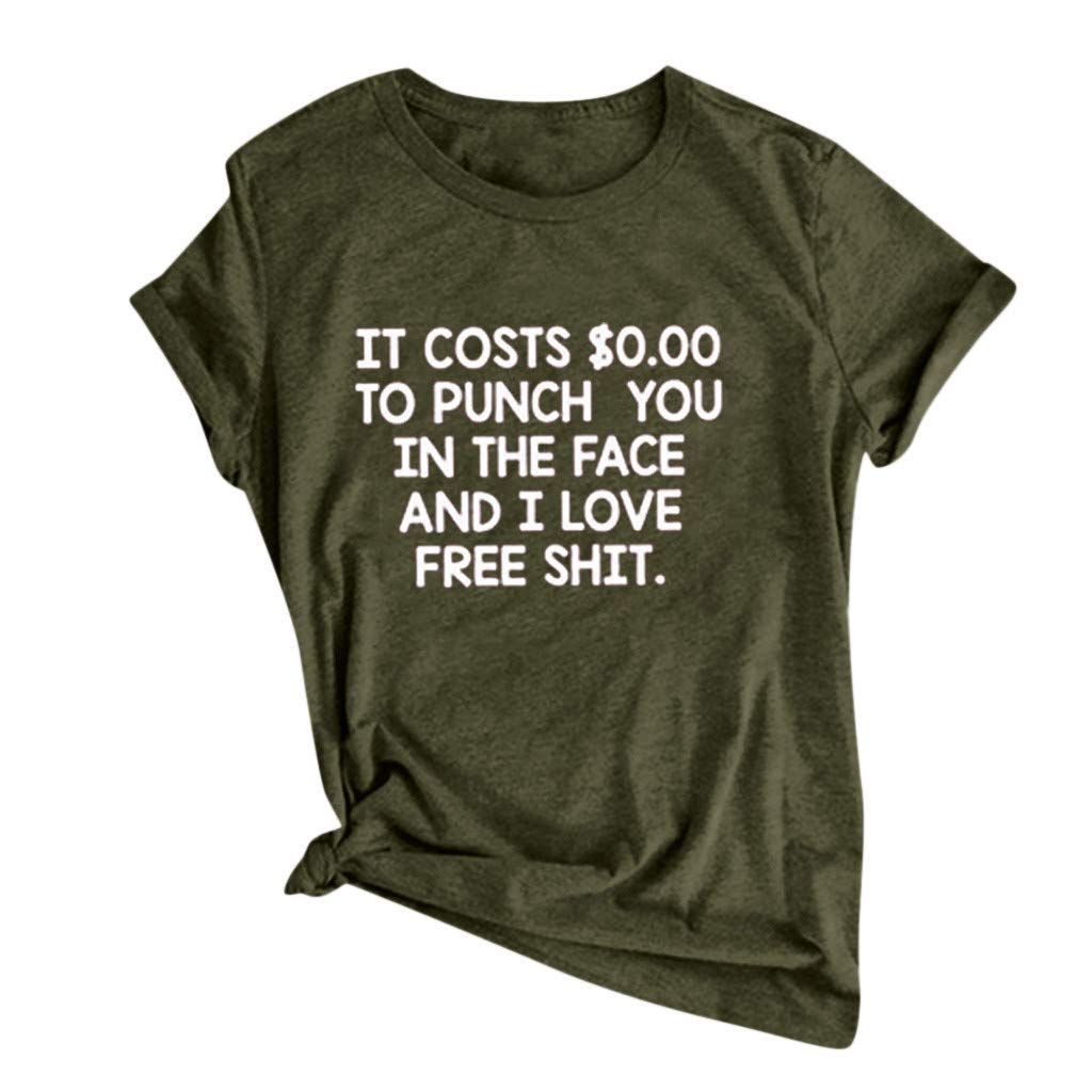 Women's 3/4 Sleeve Loose Fit V-Neck T-Shirts Pack - Comfortable Casual Green Tops for Everyday Wear, Work & Weekend Outings