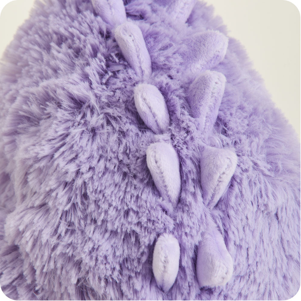 Purple Long Neck Dinosaur Warmies - Soft Plush Heating Pad for Kids & Adults | Perfect for Stress Relief, Anxiety, and Cold Weather Comfort | Great for Bedtime, Travel, and Relaxation