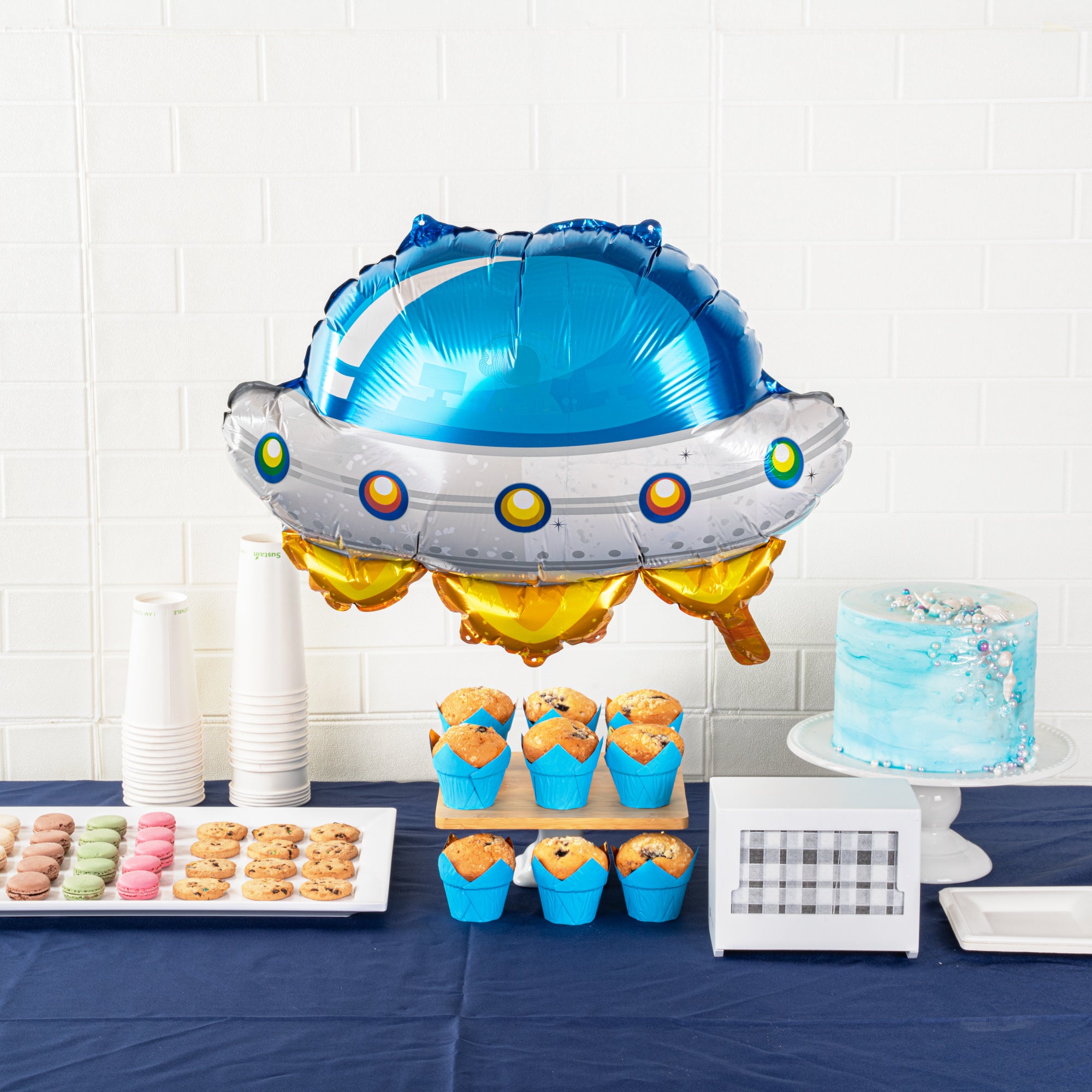 Balloonify Mylar UFO Balloon 24.75x20.75 Inch - 1 Count Box - Perfect for Space Themed Birthday Parties & Baby Showers