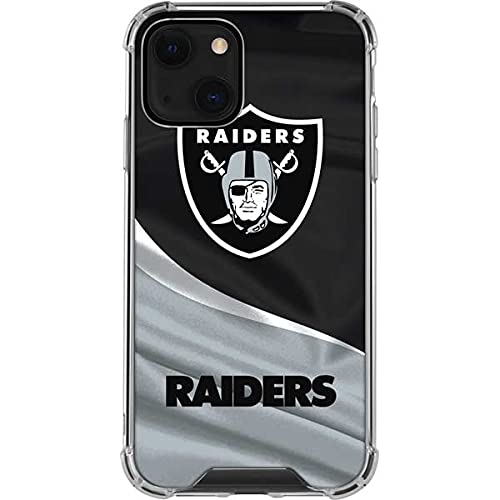 Officially Licensed NFL Las Vegas Raiders Clear Phone Case for iPhone 13 - Slim Protective Cover with Scratch-Resistant Design - Perfect for Football Fans, Game Days & Everyday Use