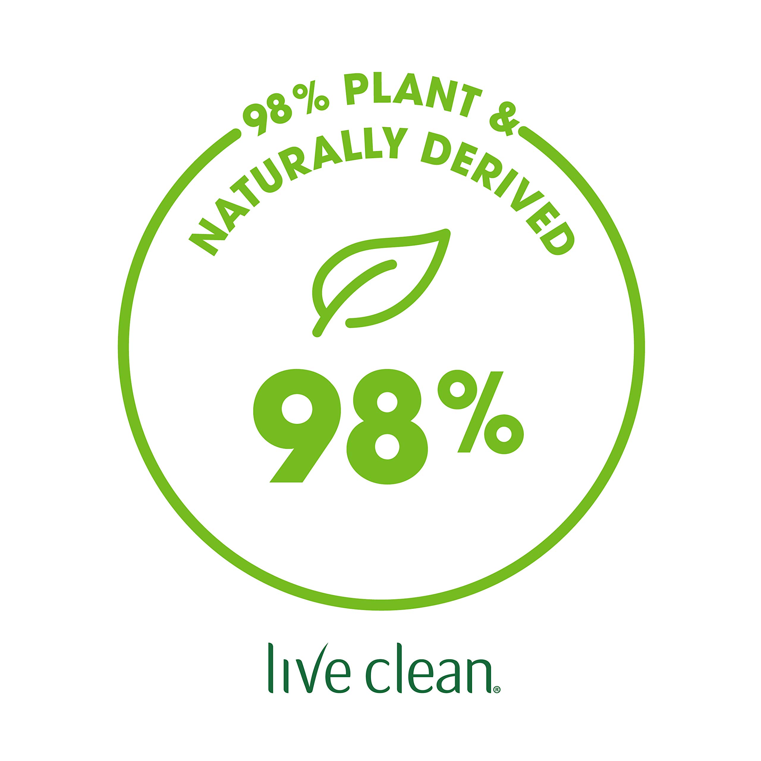 Live Clean Argan Oil Shampoo for Dry & Damaged Hair - 25.4 fl oz (750ml) - Sulfate Free, Vegan & Cruelty Free - Hydrating & Repairing Hair Care for Daily Use at Home or Salon