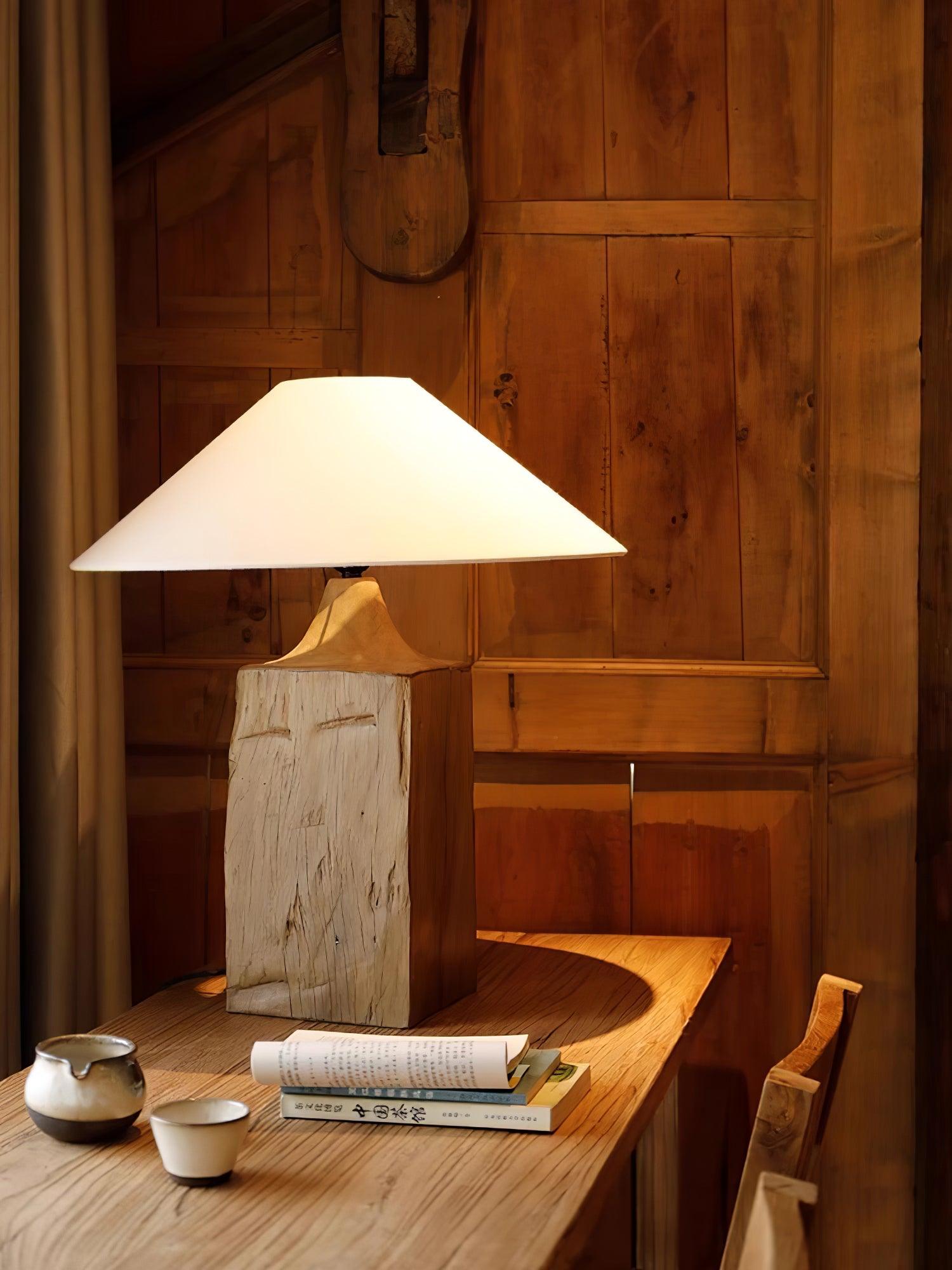Arboreal Whisper Modern Floor Lamp - Adjustable Standing Light for Living Room, Bedroom & Office - Warm White LED Reading Light with Wooden Base