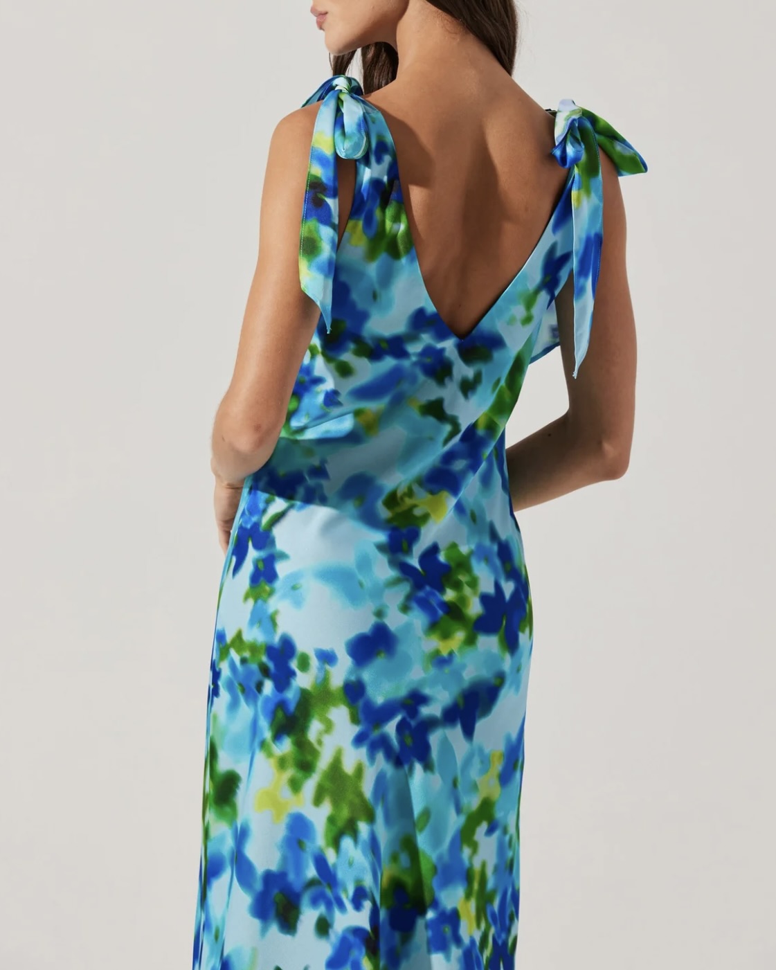Allexina Women's Satin Cowl Neck Midi Dress - Elegant Party & Evening Wear for Weddings, Cocktails & Special Occasions