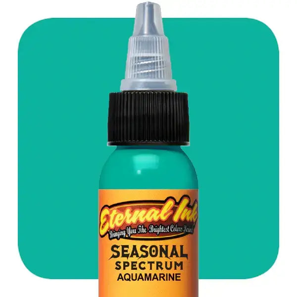 Premium Aquamarine Eternal Ink - 1 oz Bottle for Calligraphy, Tattoo & Art Projects - Waterproof & Fade-Resistant Ink for Professional Artists & Hobbyists