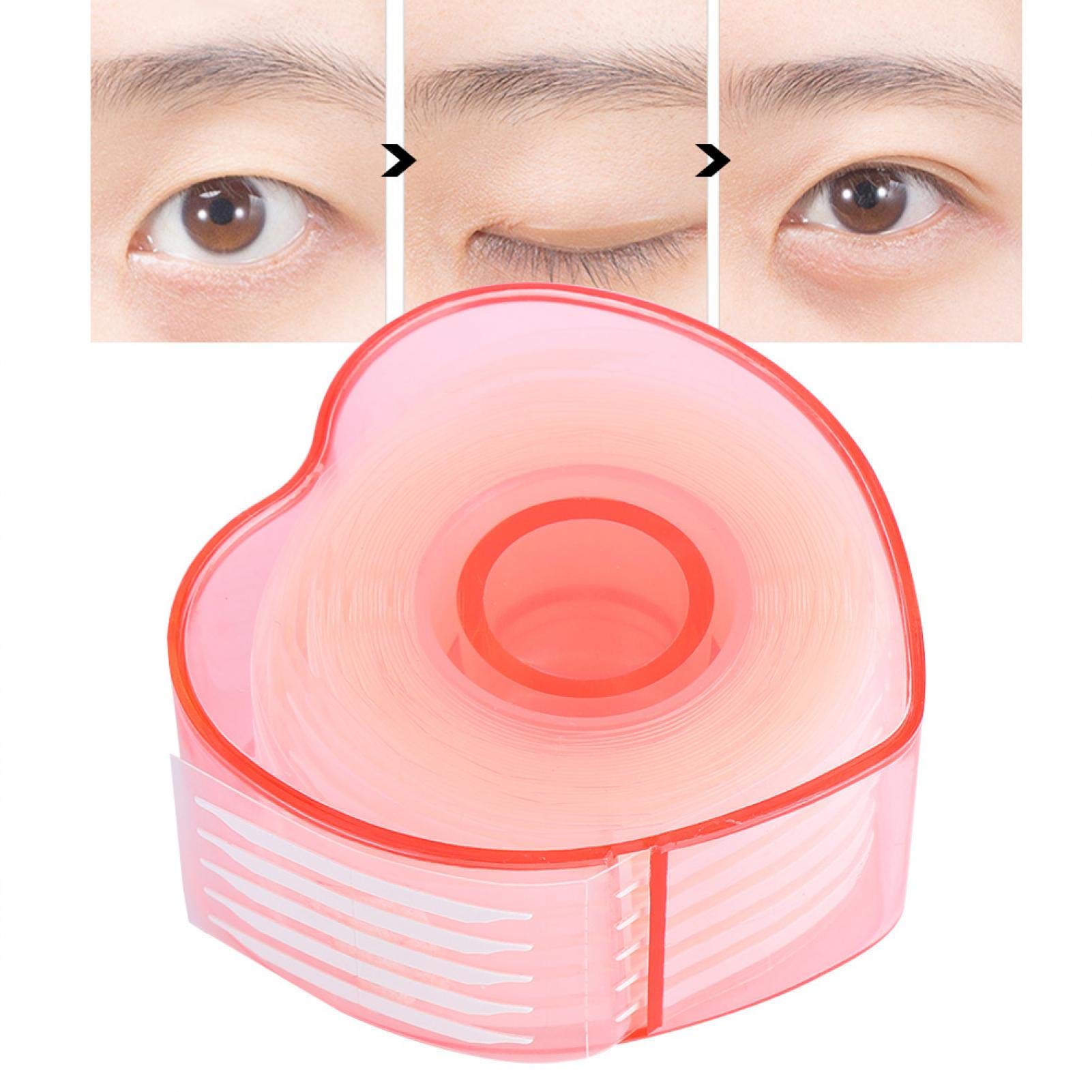 Double Eyelid Tape - Invisible Eyelid Stickers for Monolid & Hooded Eyes | Waterproof & Reusable Eyelid Makeup Tool | Perfect for Asian Eyes, Eye Lift & Eye Makeup | Great Gift for Women & Girls | Home, Party & Daily Use