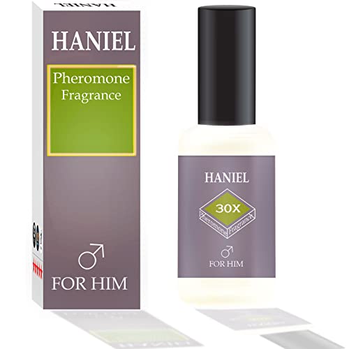 Haniel Premium Pheromone Cologne for Men - Natural Fragrance & Perfume Oil with Attractant - Designer Cologne Samples for Date Night & Special Occasions