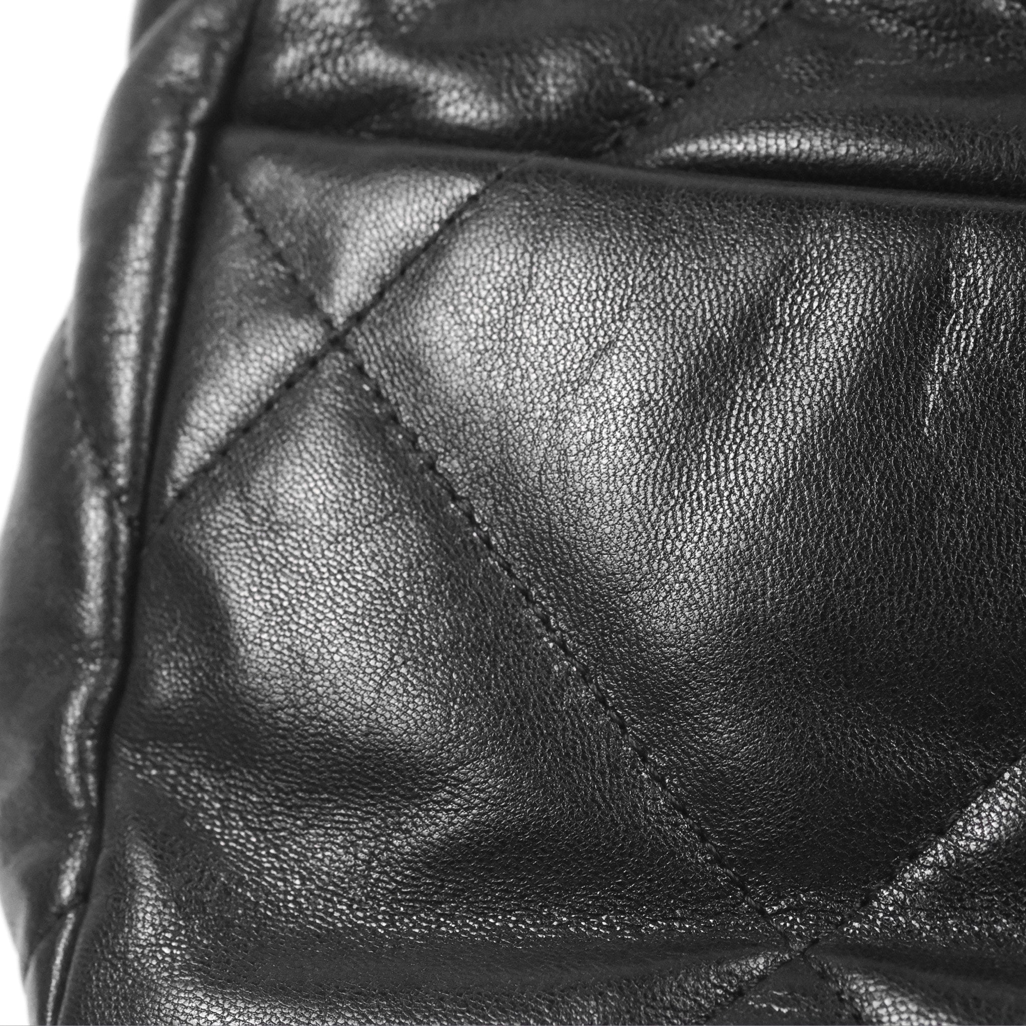 Chanel 19 Small Black Goatskin Leather Bag with Mixed Gold/Silver Hardware - Luxury Crossbody Purse for Women, Perfect for Date Night & Evening Events