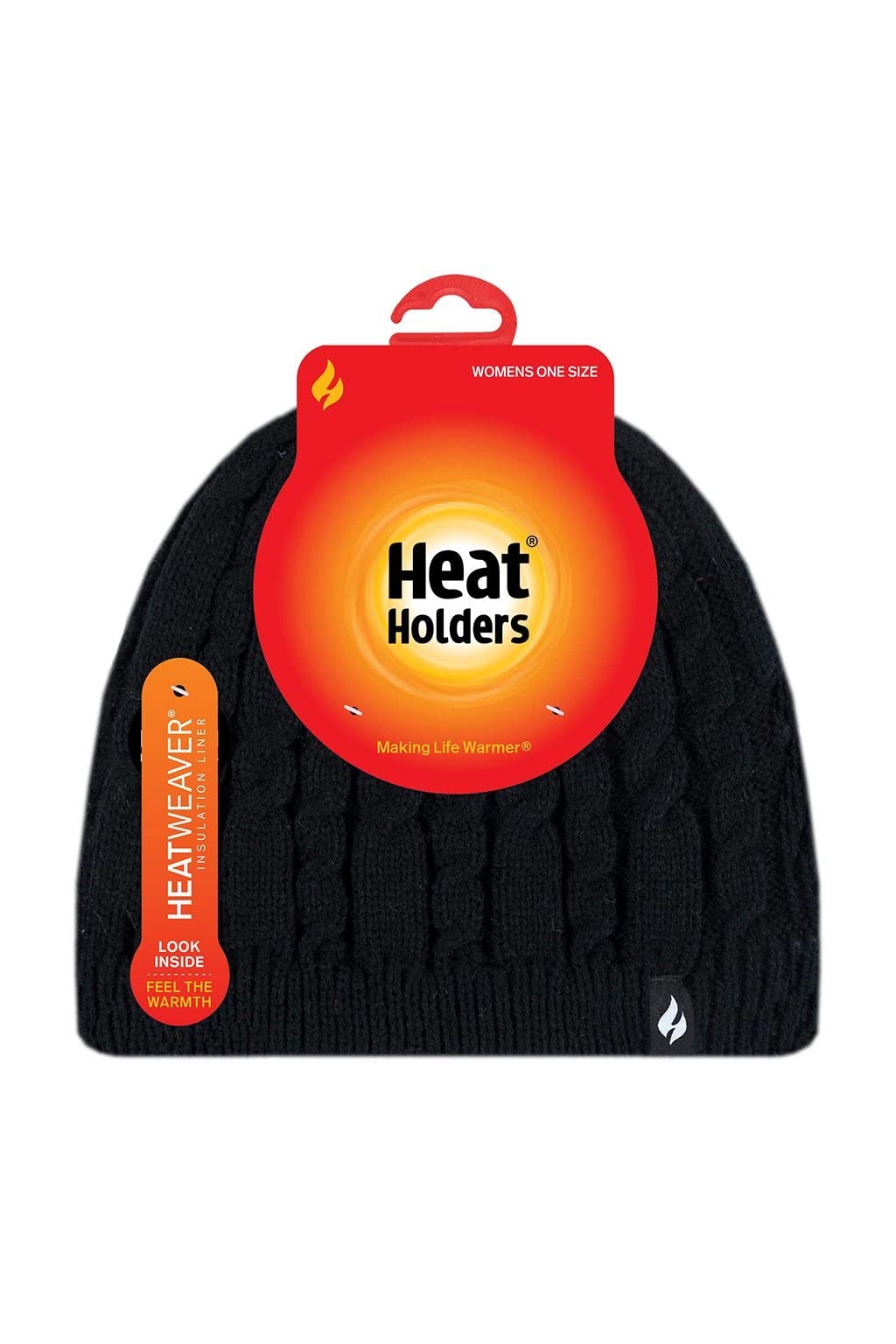 Heat Holders Women's Alesund Winter Beanie Hat - Soft Thermal Knit Rose Pink One Size - Perfect for Skiing, Snowboarding & Cold Weather Activities