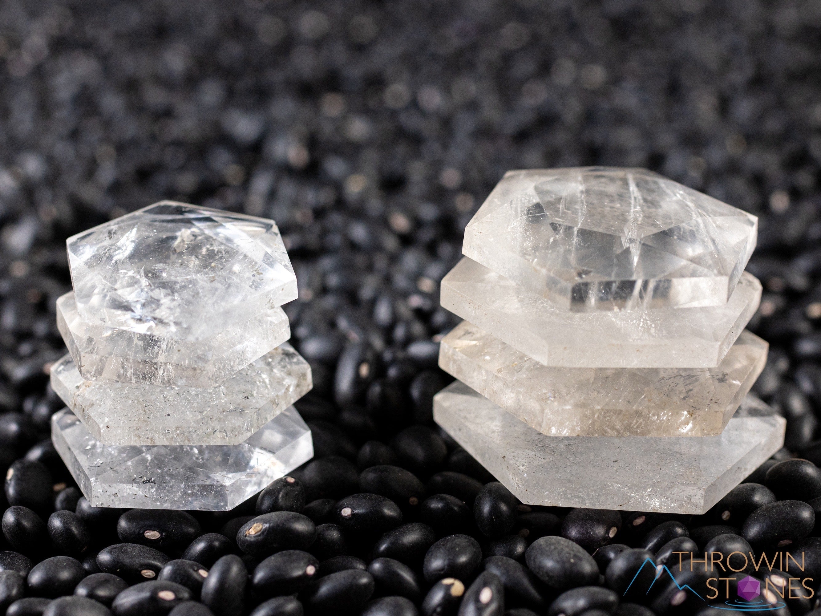 QUARTZ Crystal Prism Hexagon - Sacred Geometry Healing Stone for Meditation, Chakra Balancing & Energy Work | Metaphysical Decor & Spiritual Gift