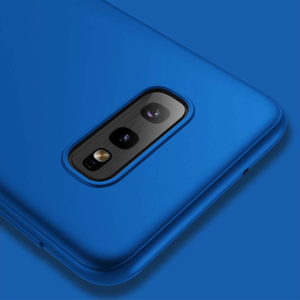 Samsung Galaxy S10e Case, Slim Fit Soft TPU Ultra-Thin Matte Finish Cover with Enhanced Grip - Stylish Blue Phone Case for Women, Perfect for Everyday Use and Travel