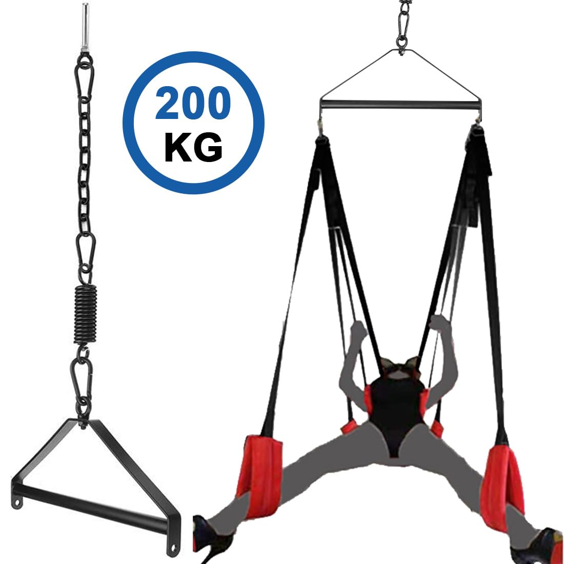Adult Sex Swing with Adjustable Straps - BDSM Sling for Couples & Spice Up Bedroom Fun