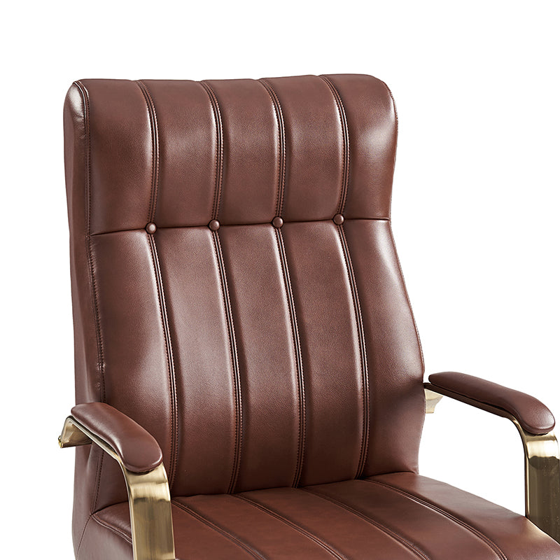 Premium Conelius Leather Ergonomic Executive Office Chair - High Back Adjustable Swivel Chair with Lumbar Support for Home & Office Workspace, Perfect for Long Hours Sitting Comfort