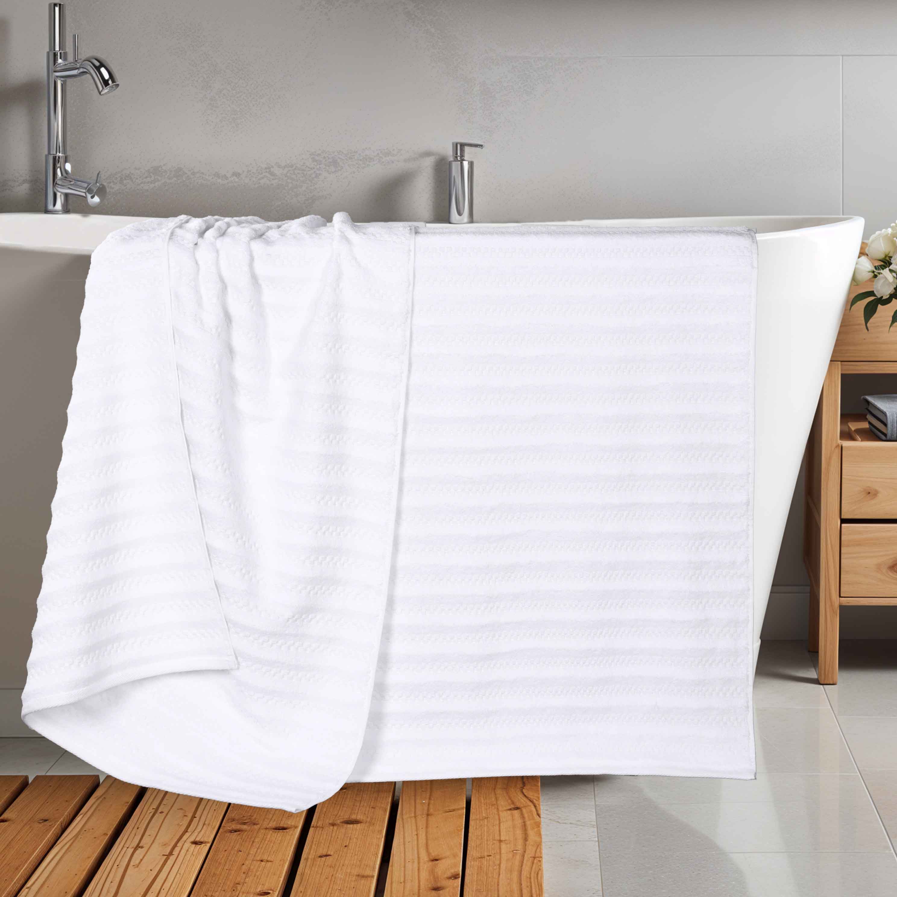 Premium Zero Twist Cotton Bath Sheets - Ultra Absorbent Medium Weight Towel Set of 2 | Soft Luxury Bath Towels for Spa, Hotel & Home Use